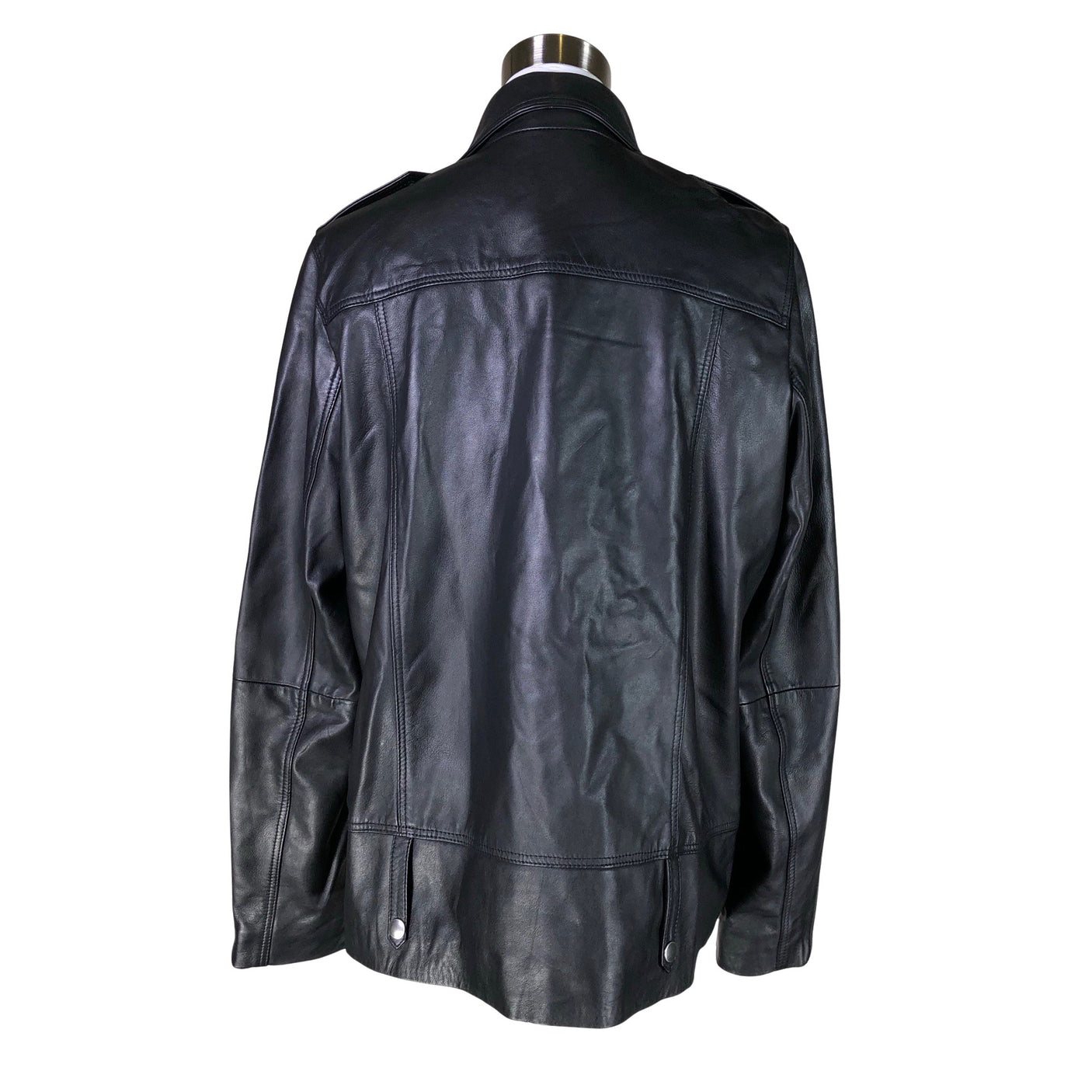 Unisex Selected - Nahktagi, suurus 40 - Must (2)