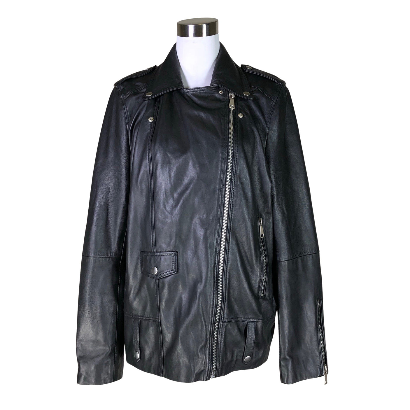 Unisex Selected - Nahktagi, suurus 40 - Must (3)