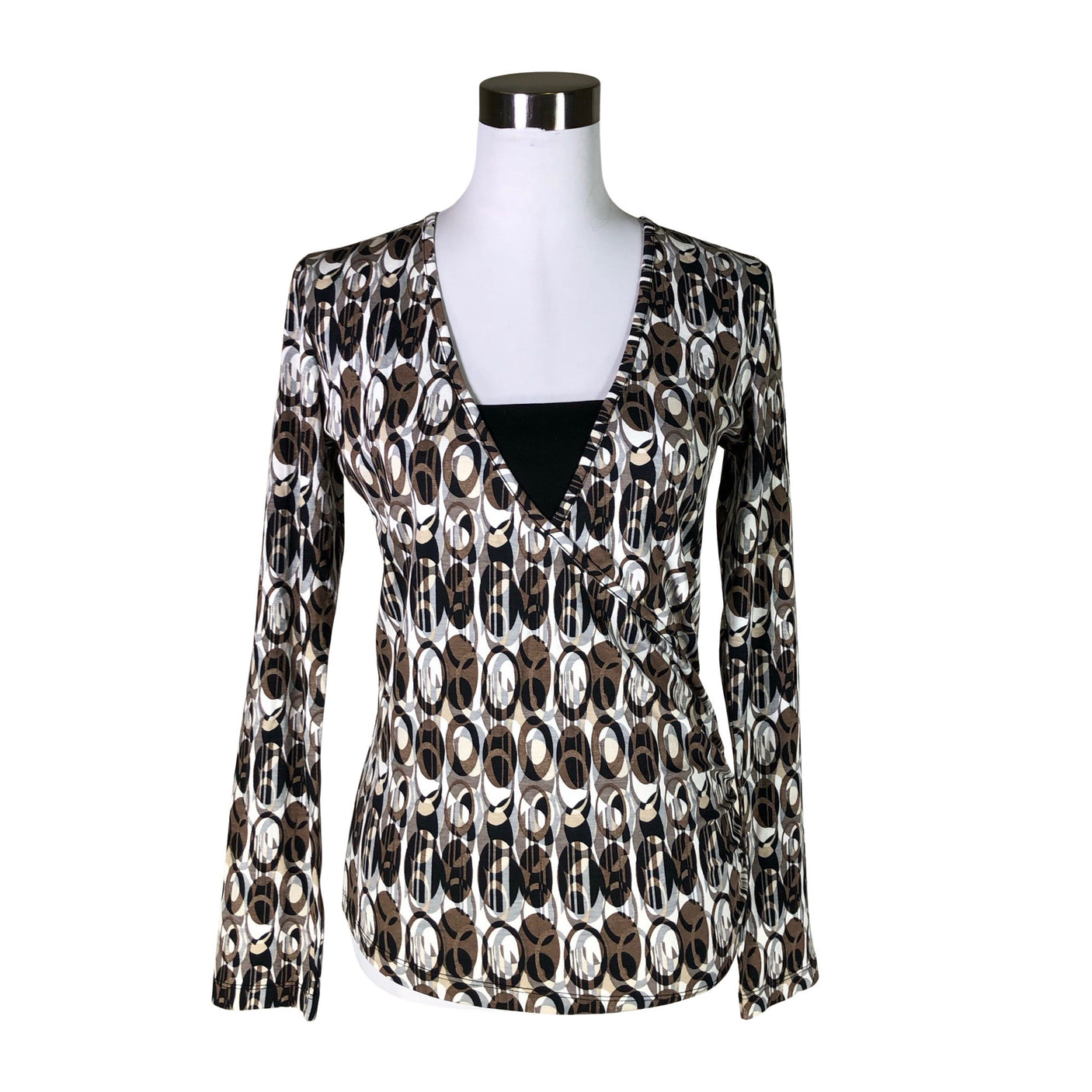 Unisex MAC - Trikotaažist pluus, suurus 36 - Pruun (1)