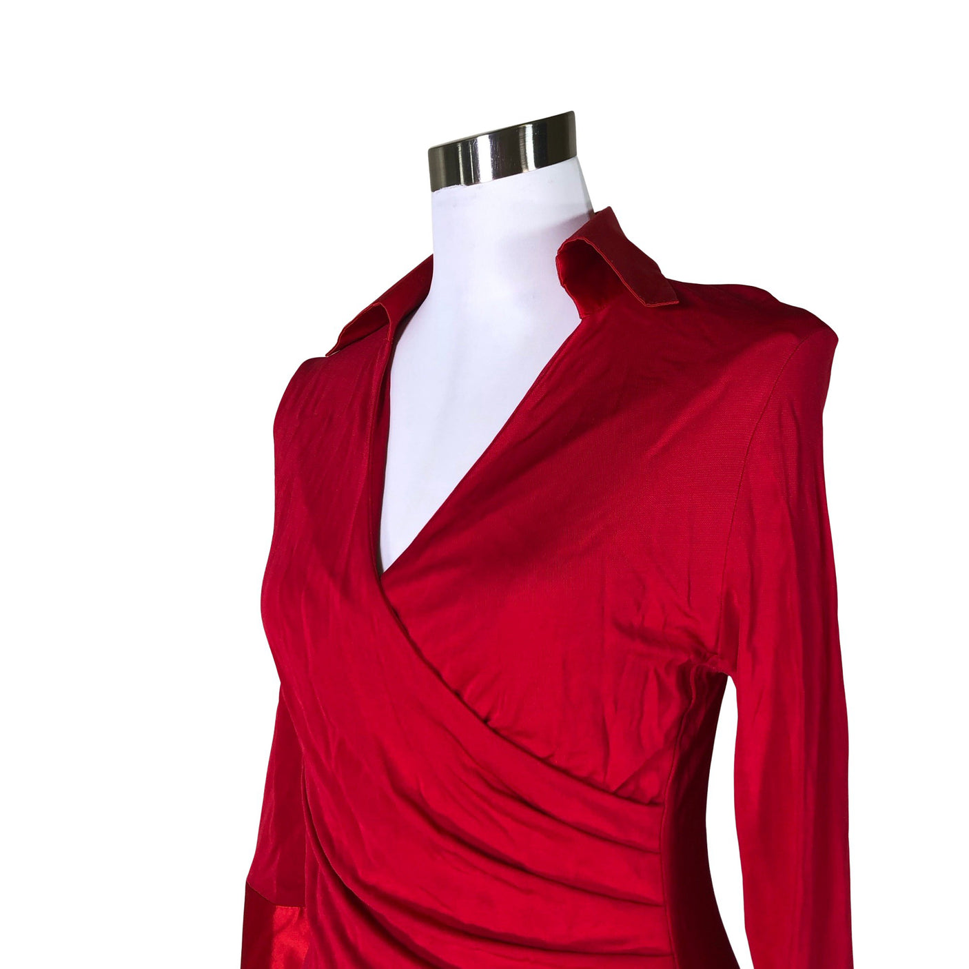 Unisex Sand - Trikotaažist kleit, suurus 38 - Punane (3)