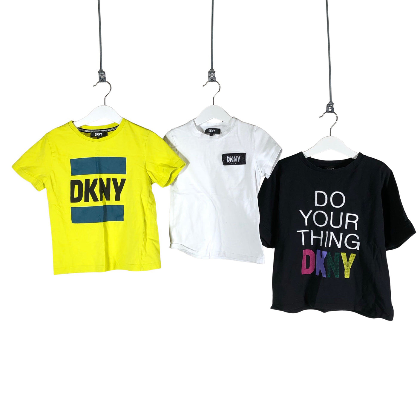 Unisex DKNY - T-särk, suurus 122 - 128 - Kollane (1)