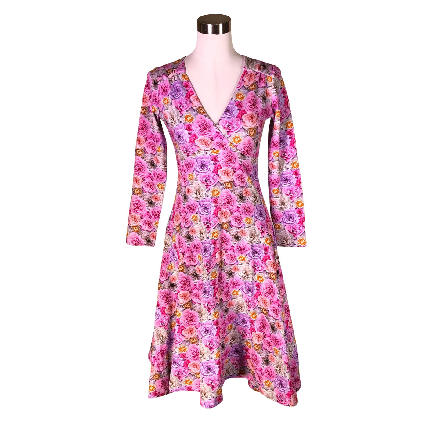 Unisex Nellafiina - Trikotaažist kleit, suurus 38 - Lilla (1)