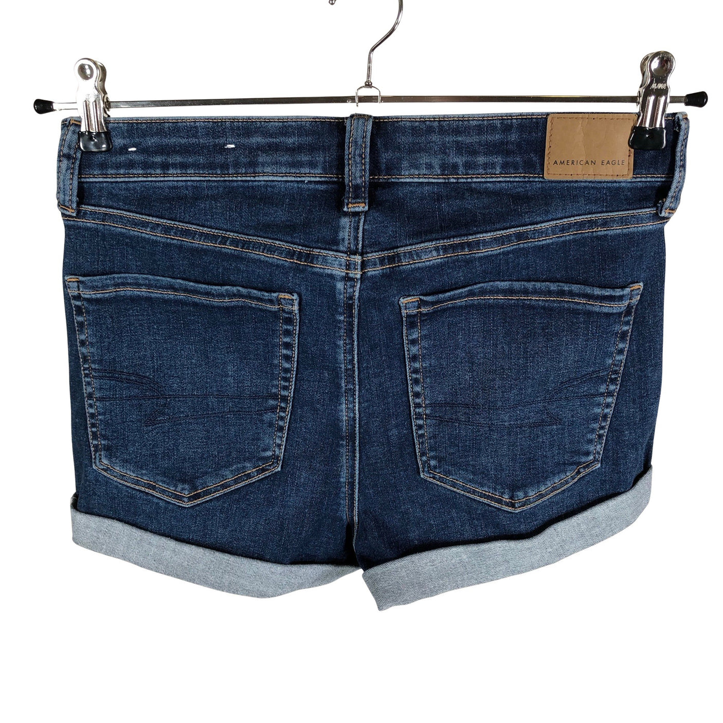 Unisex American Eagle - Teksast lühikesed püksid, suurus 36 - Sinine (2)