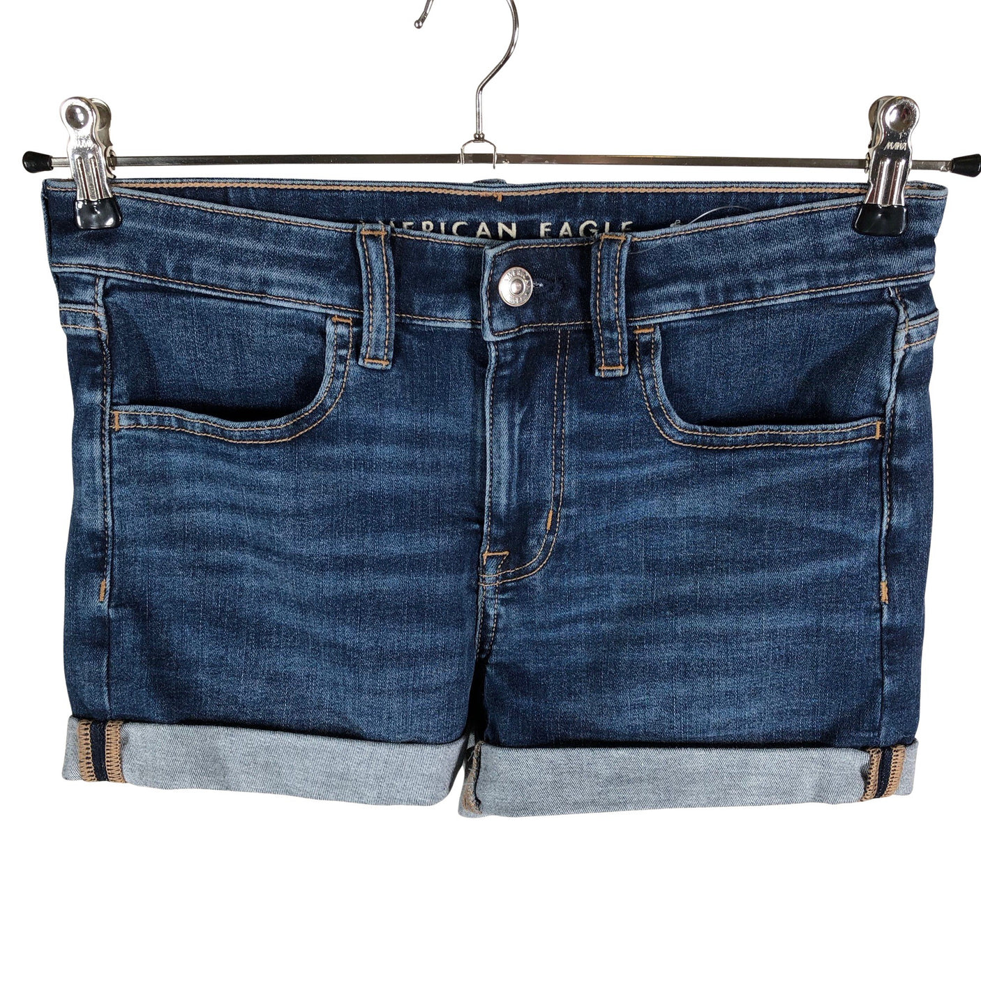 Unisex American Eagle - Teksast lühikesed püksid, suurus 36 - Sinine (1)