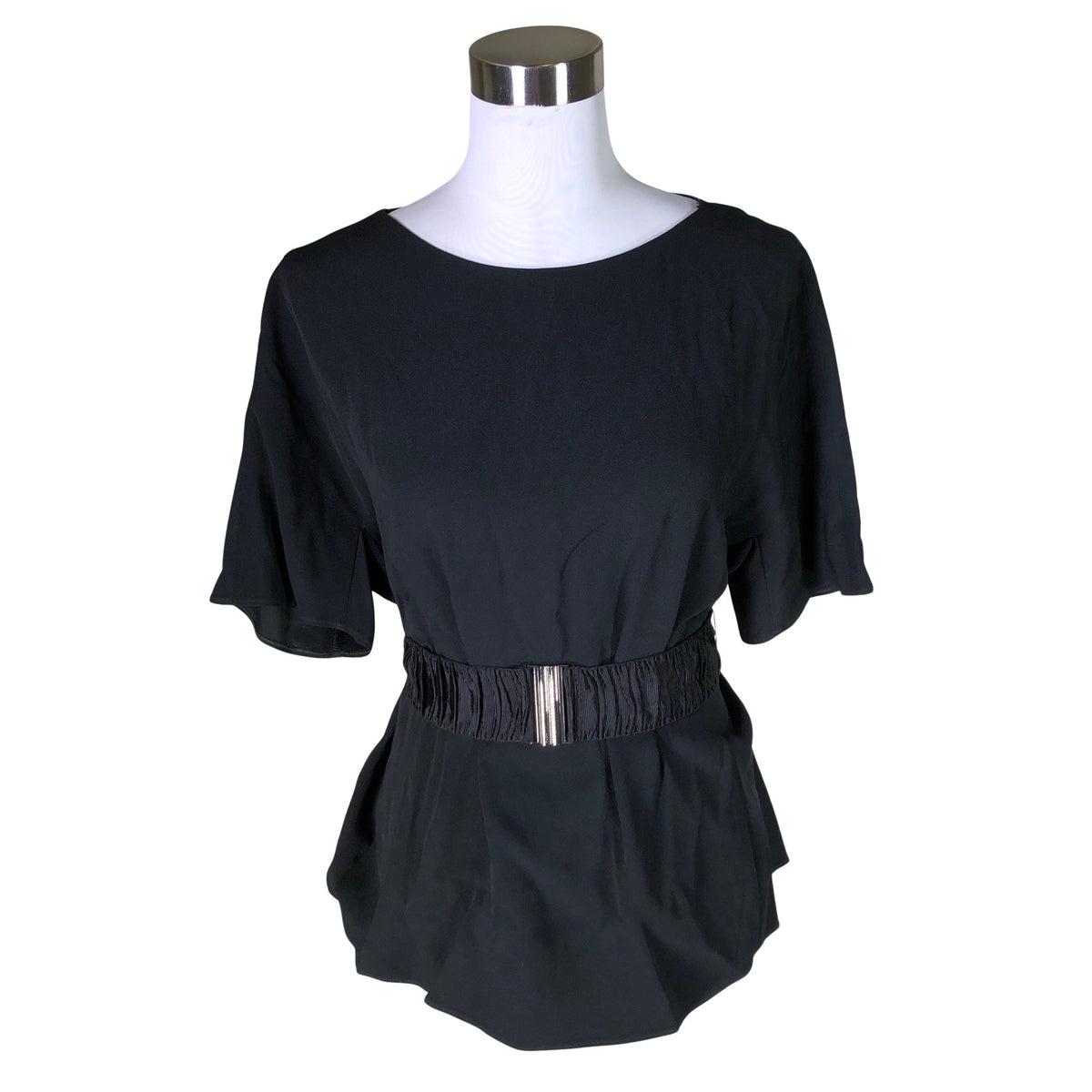Unisex Hugo Boss - Lühikeste käistega pluus, suurus 38 - Must (1)