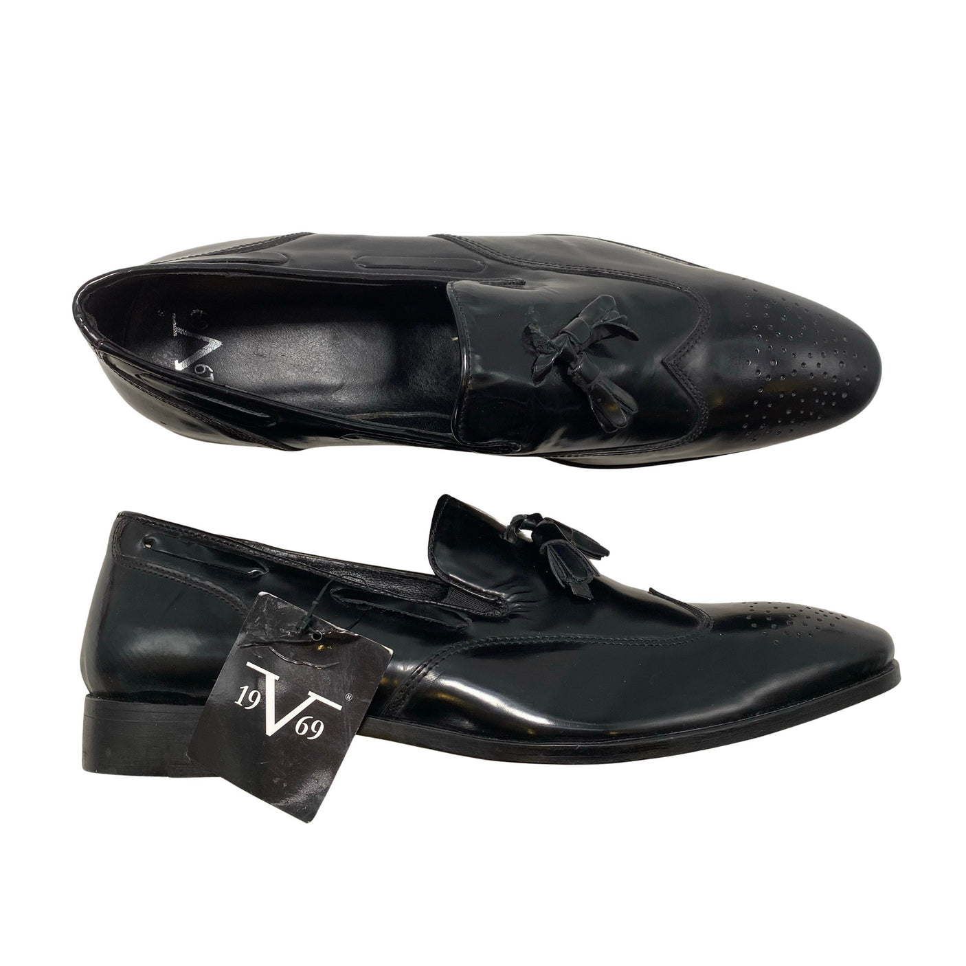 Unisex 19V69 - Mokassiinid, suurus XXS - Must (1)