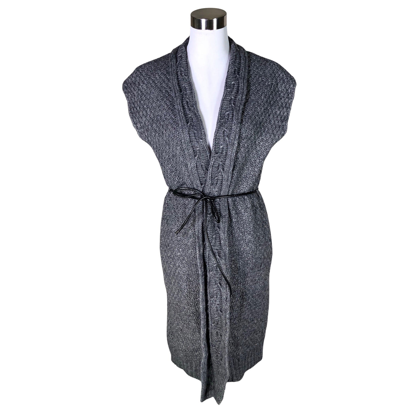 Unisex Noom - Kootud vest, suurus 38 - Hall (1)