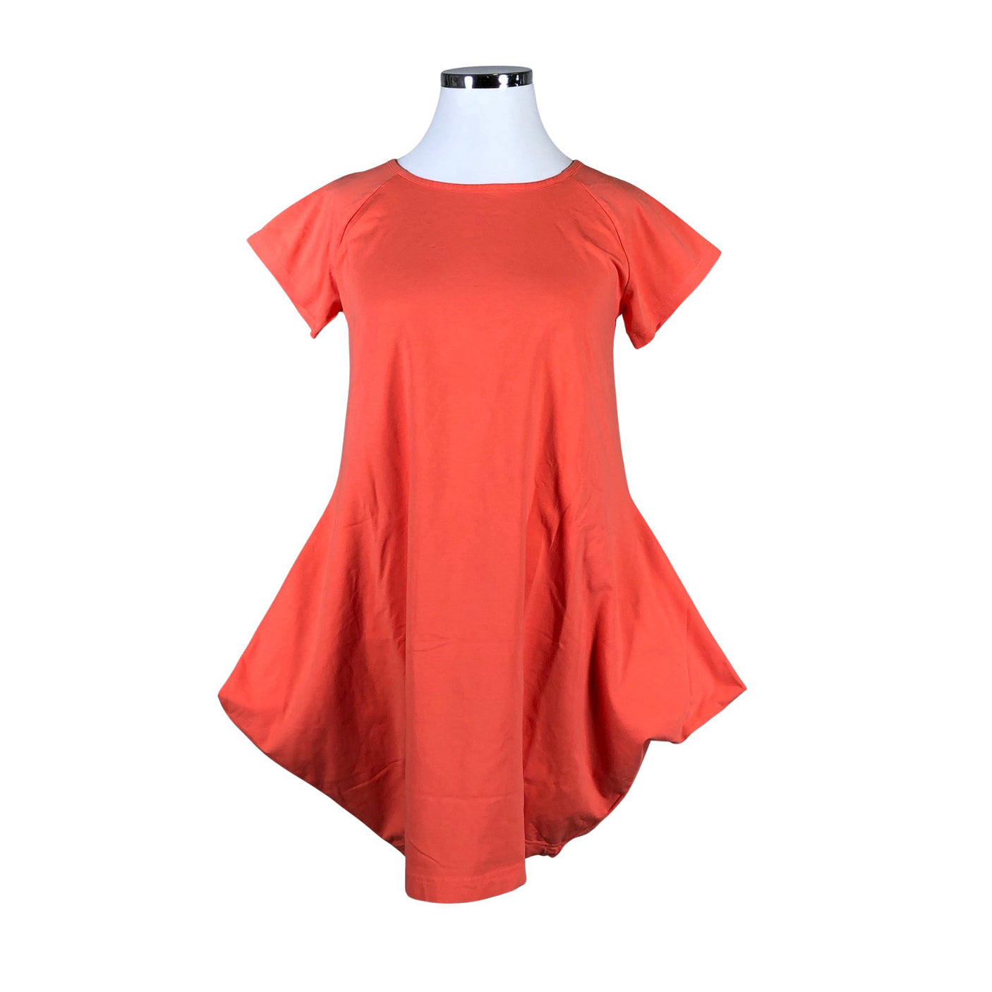 Unisex Papu - Trikotaažist kleit, suurus 42 - Oranž (1)