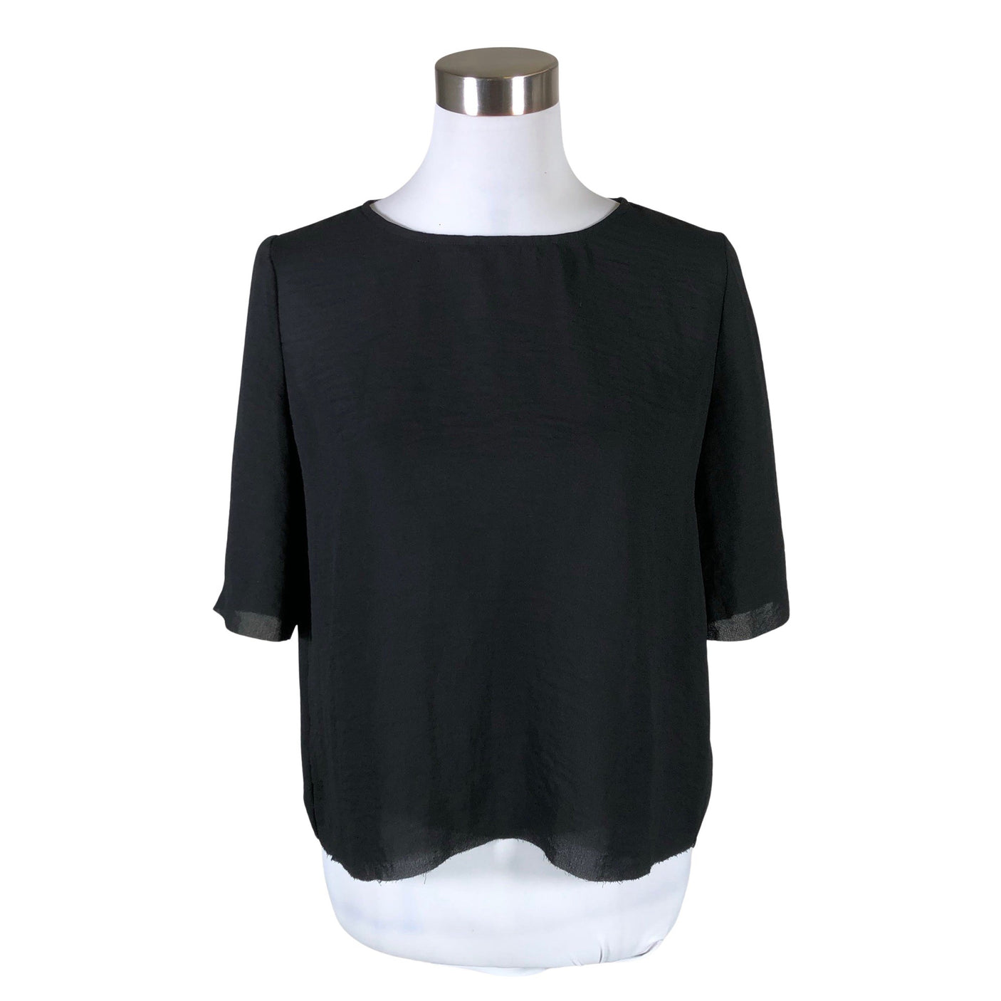 Unisex Envii - Lühikeste käistega pluus, suurus 36 - Must (1)