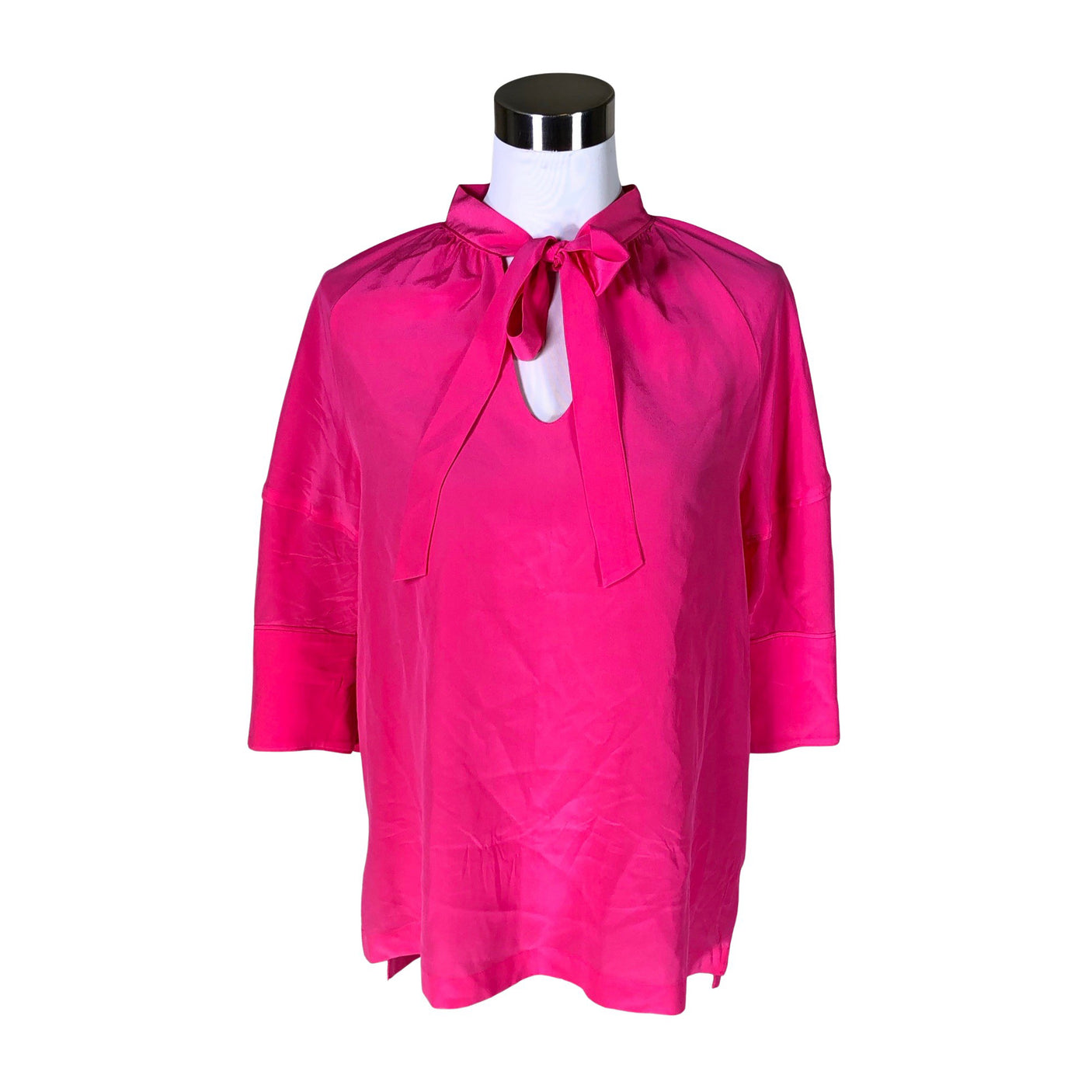 Unisex Diane von Furstenberg - Lühikeste käistega pluus, suurus 38 - Roosa (1)