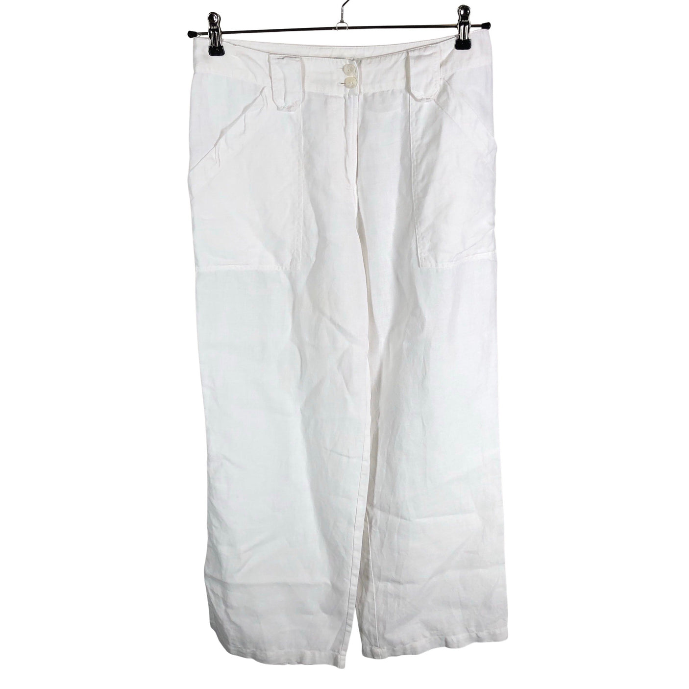 Unisex Niccolei - Mittevenivad püksid, suurus 40 - Valge (1)