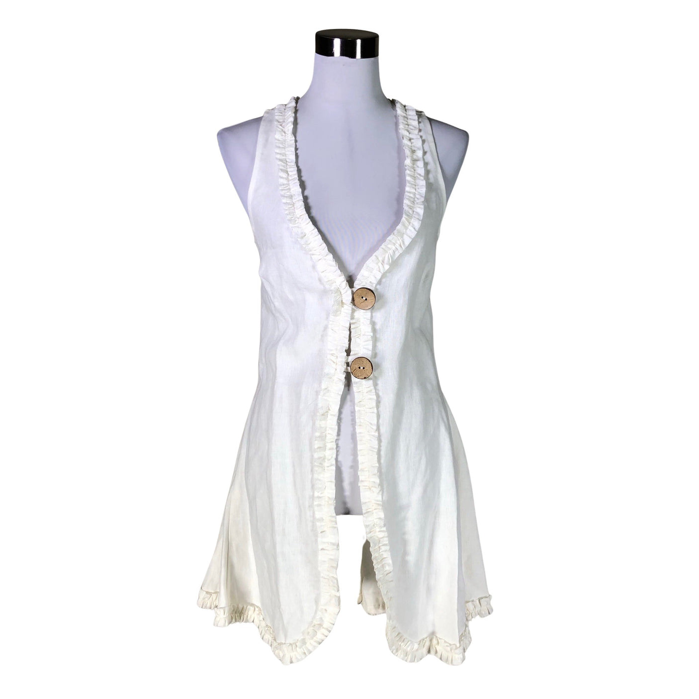 Unisex Bypias - Vest, suurus 36 - Looduslik valge (1)