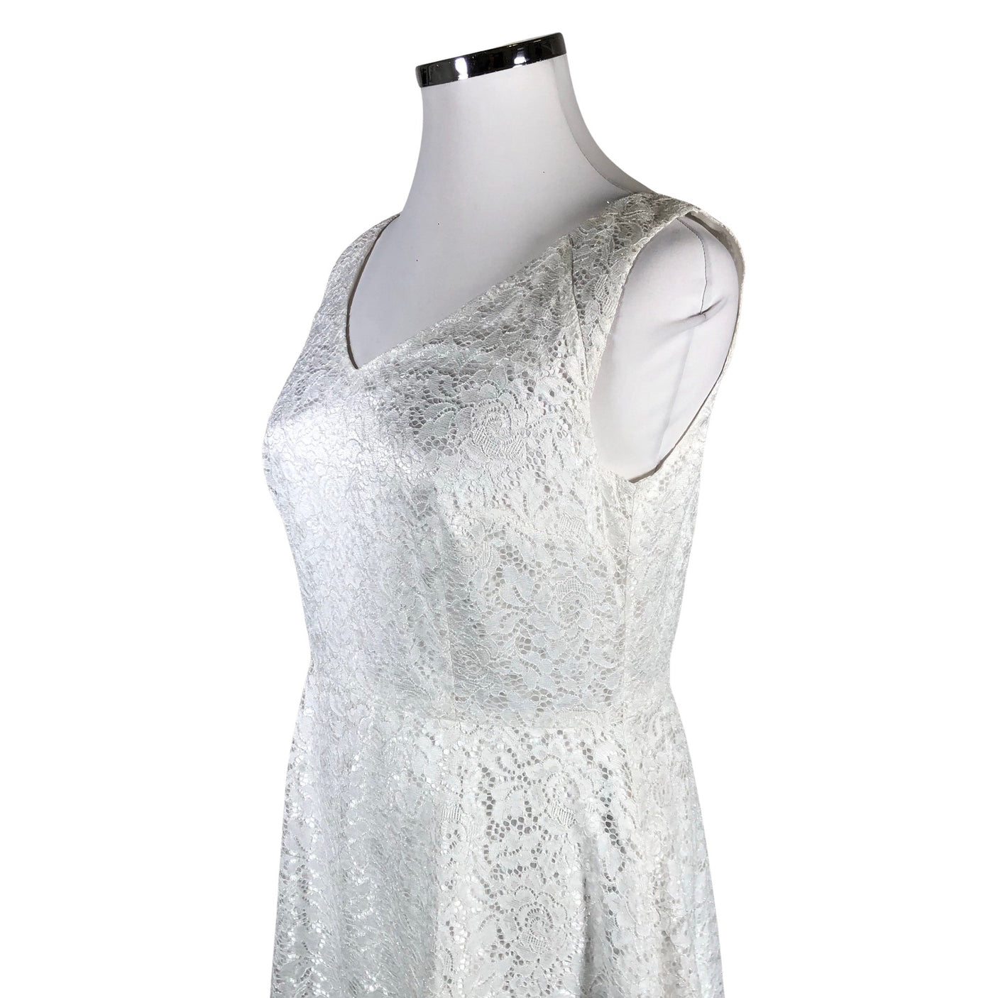 Unisex Swing - Õhtukleit, suurus 46 - Valge (3)
