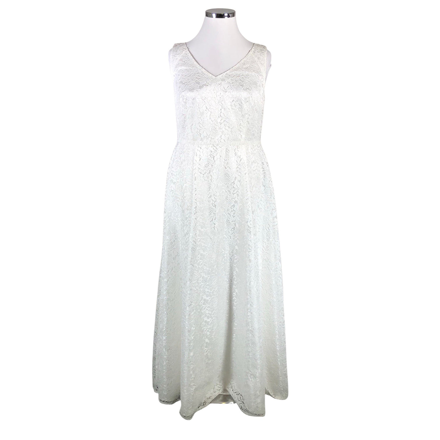 Unisex Swing - Õhtukleit, suurus 46 - Valge (1)