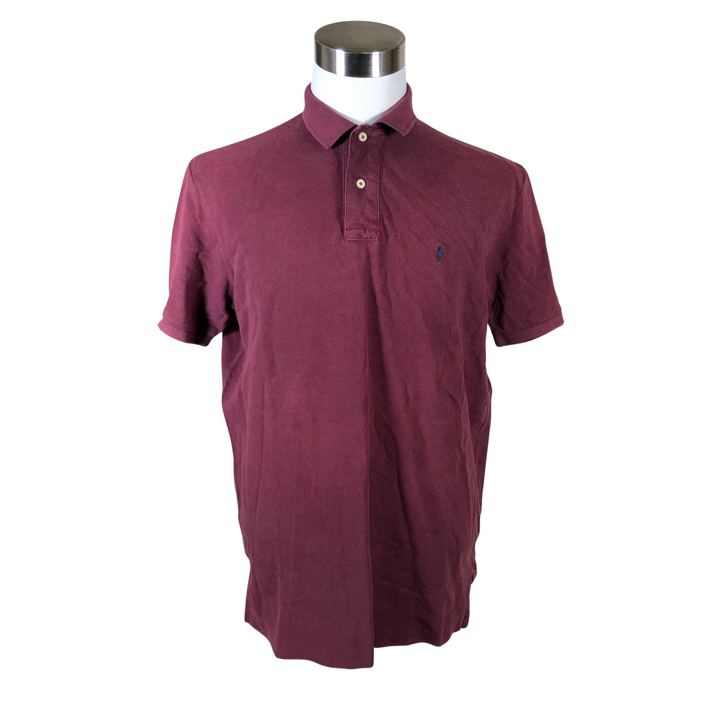 Unisex Polo Ralph Lauren - Polosärk, suurus L - Veinipunane (1)