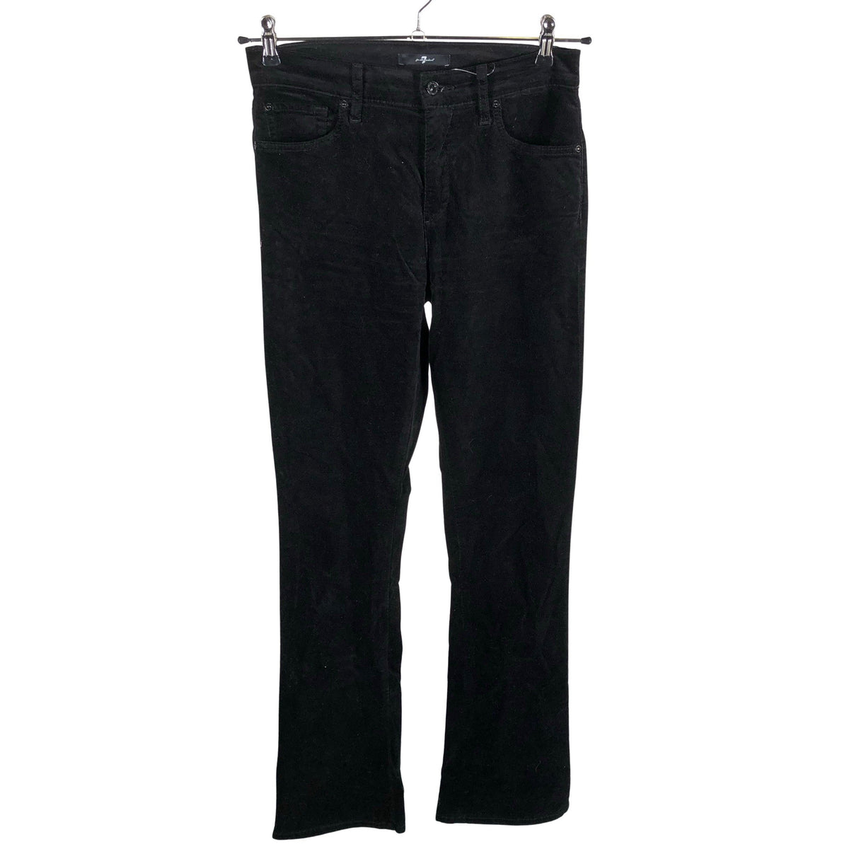 Unisex 7 for all mankind - Sametpüksid, suurus W29 - Must (1)