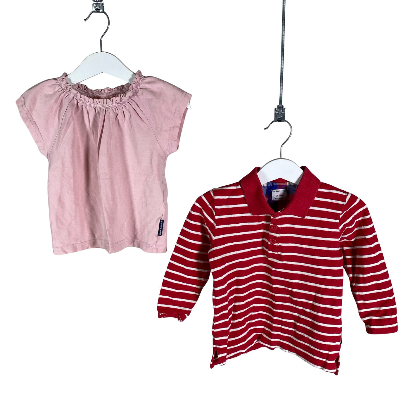 Unisex Polarn O. Pyret - Trikotaažist pluus, suurus 86 - 92 - Punane (1)