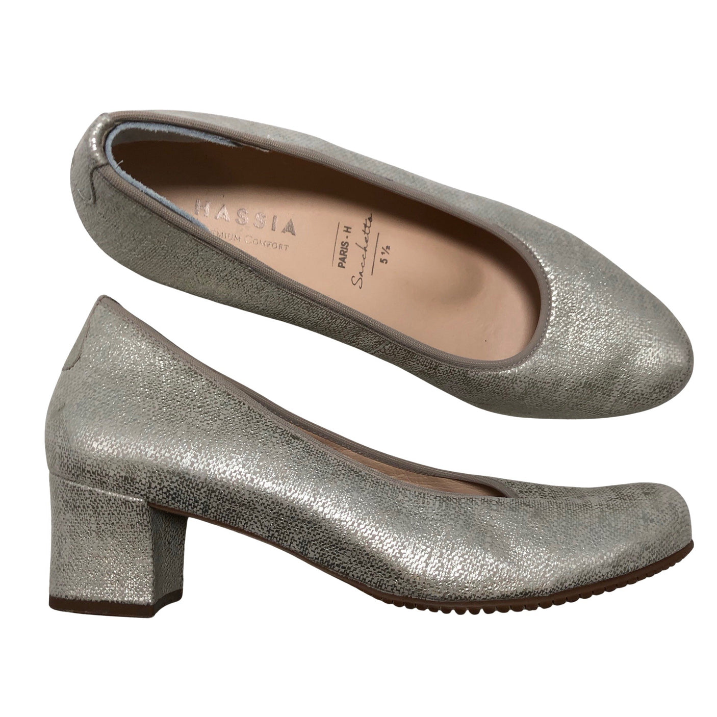 Unisex Hassia - Kontsakingad, suurus 38 - Hõbe (1)