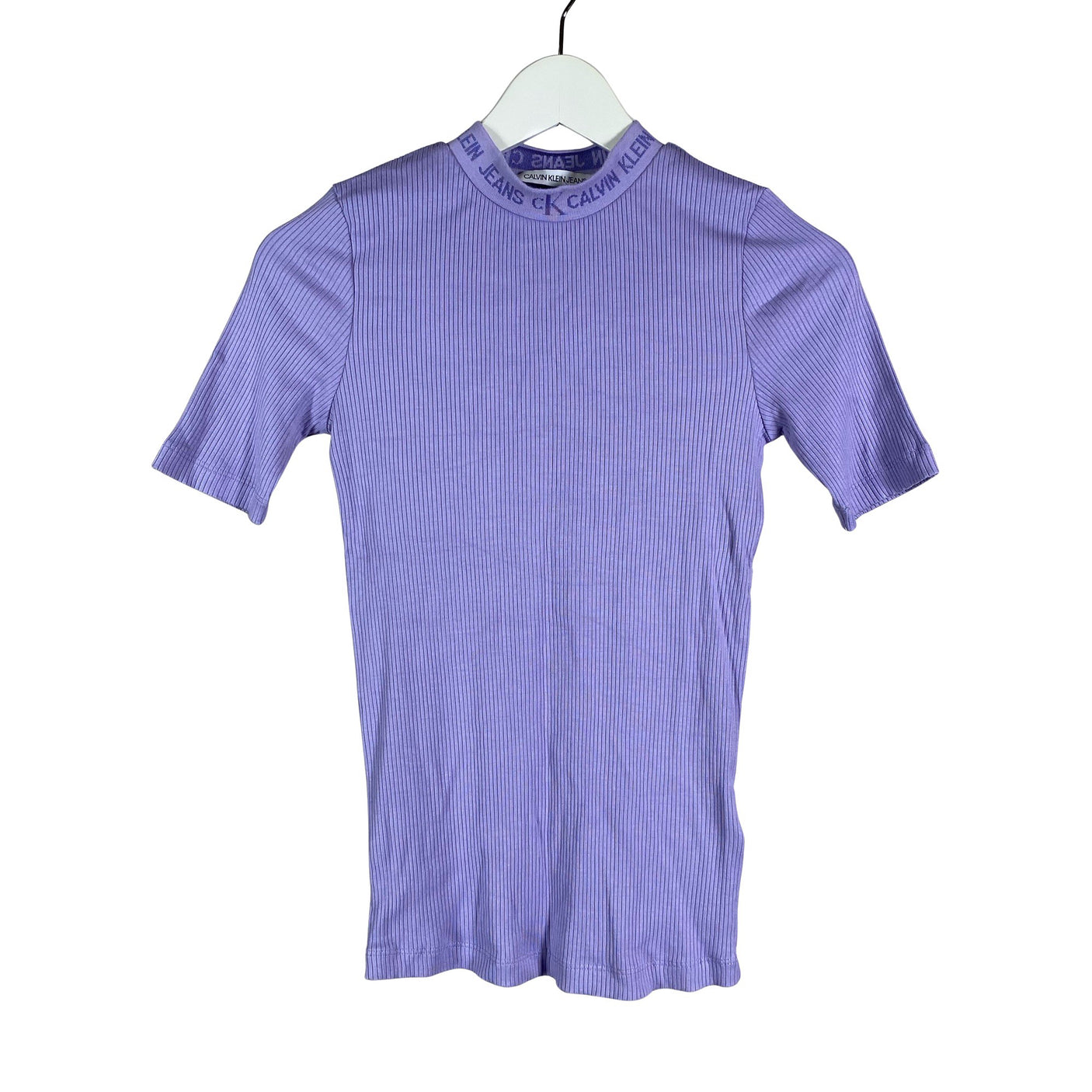 Unisex Calvin Klein Jeans - T-särk, suurus 34 - Lilla (1)
