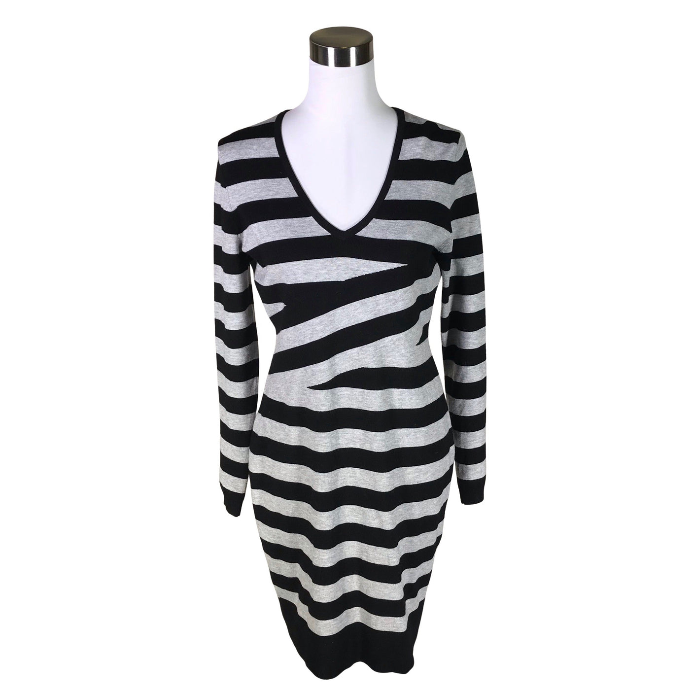 Unisex Karen Millen - Kootud kleit, suurus 40 - Must (1)