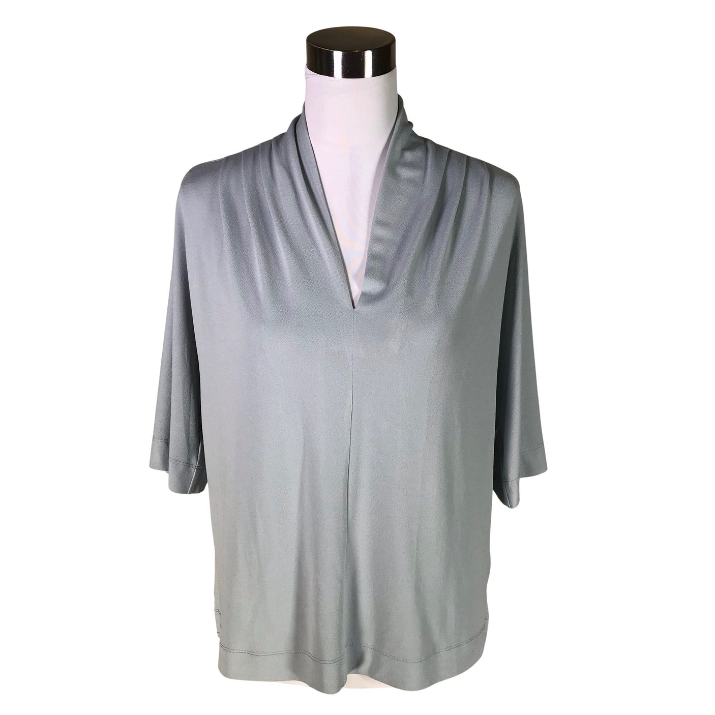 Unisex by Malene Birger - Lühikeste käistega pluus, suurus 36 - Roheline (1)