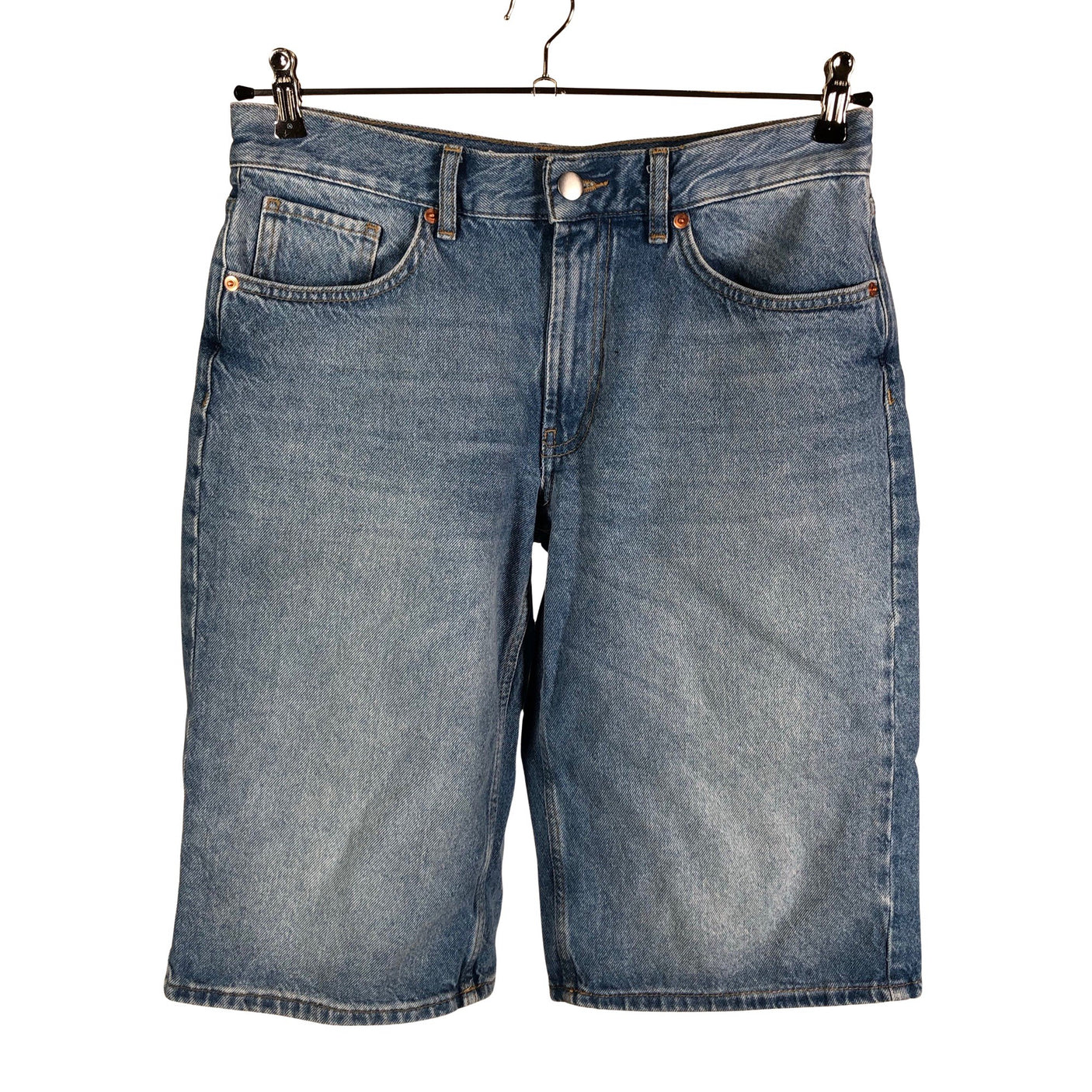 Unisex Lindex - Teksast lühikesed püksid, suurus 38 - Sinine (1)