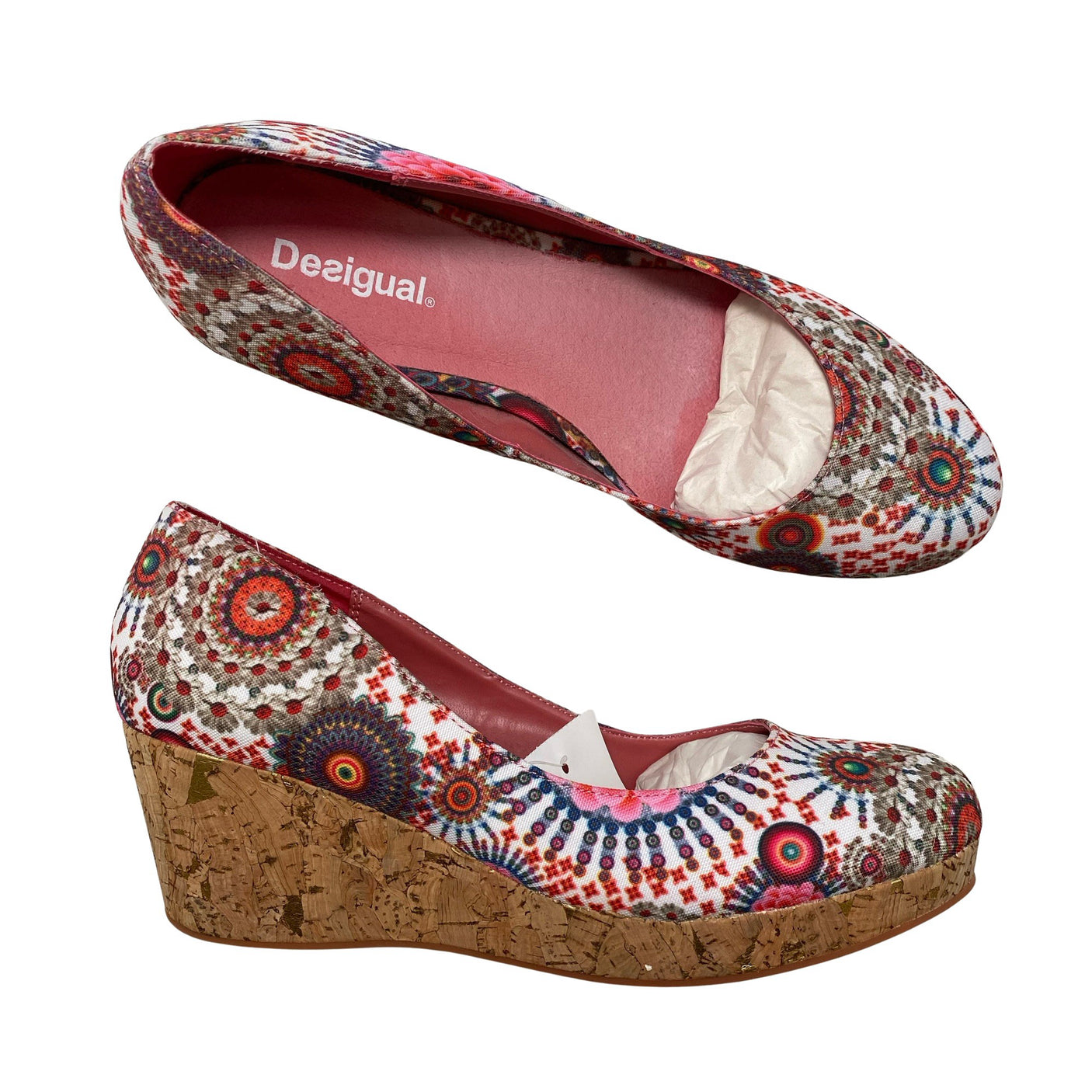 Unisex Desigual - Kiilkontsaga kingad, suurus 40 - Punane (1)