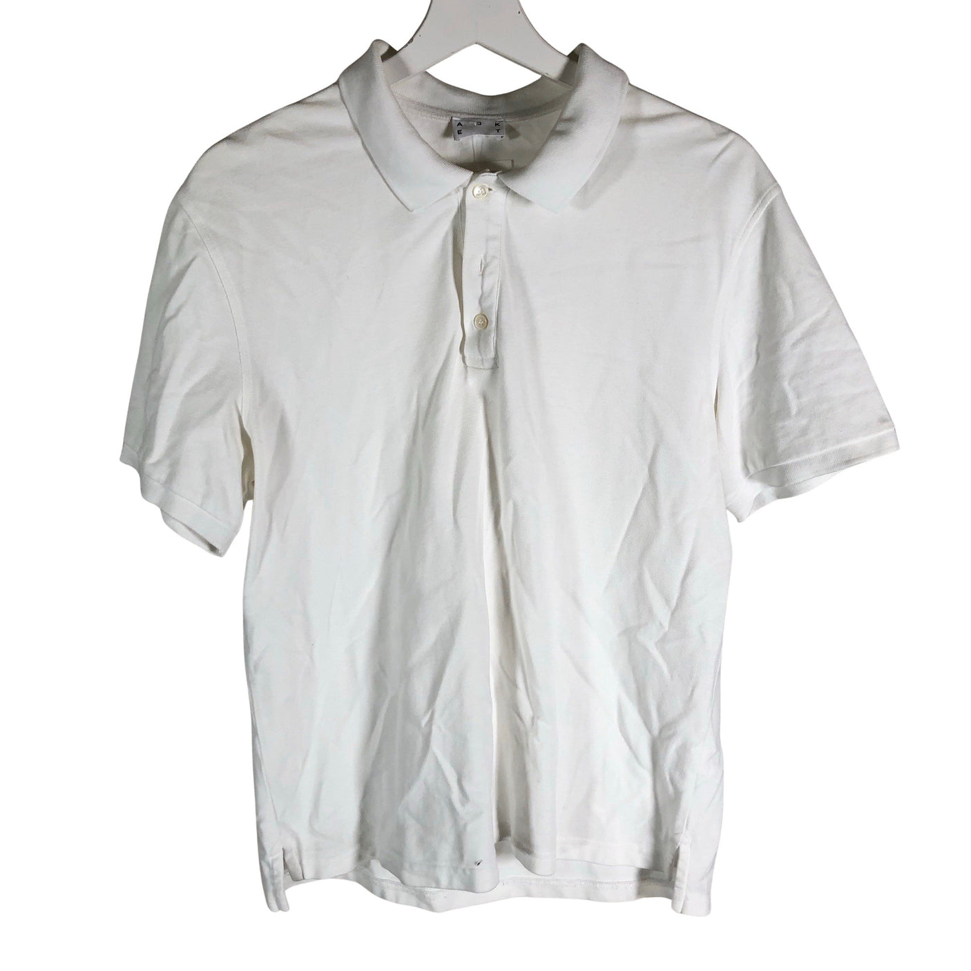 Unisex Asket - Polosärk, suurus M - Valge (1)