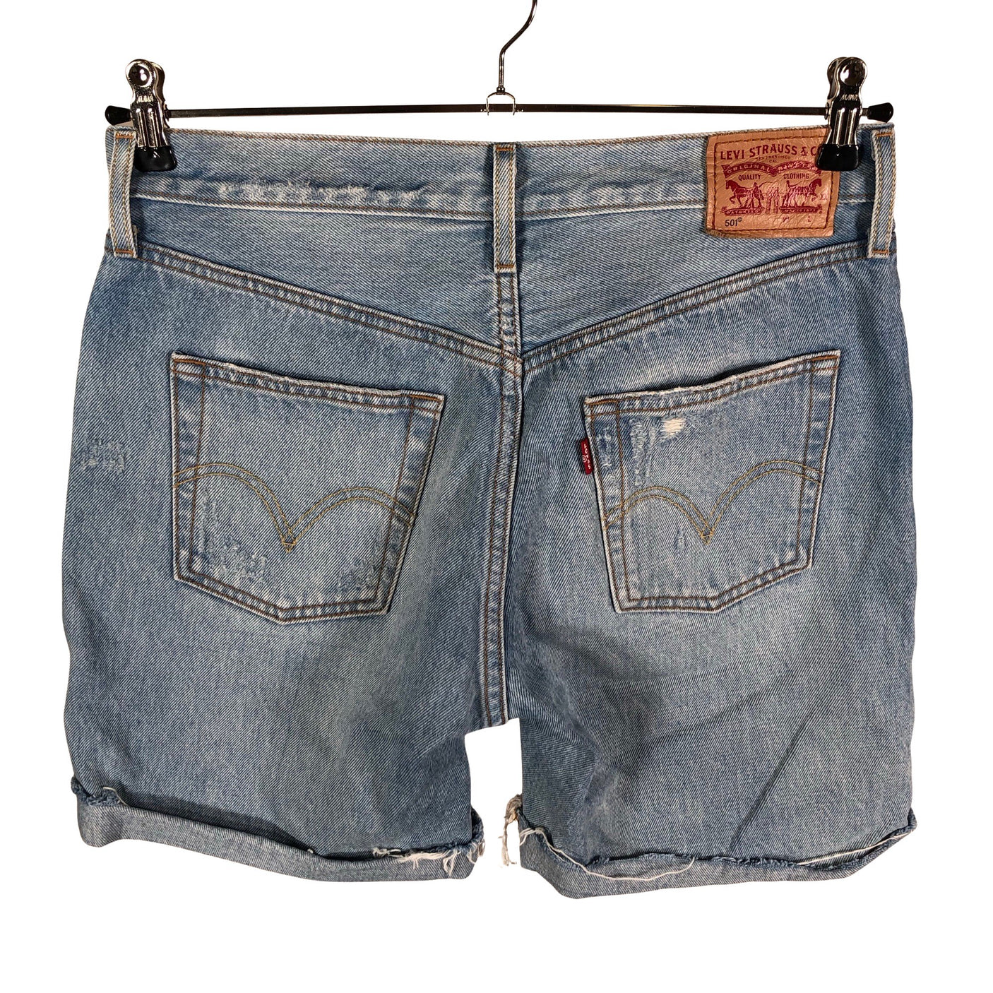 Unisex Levi's - Teksast lühikesed püksid, suurus W28 - Helesinine (2)