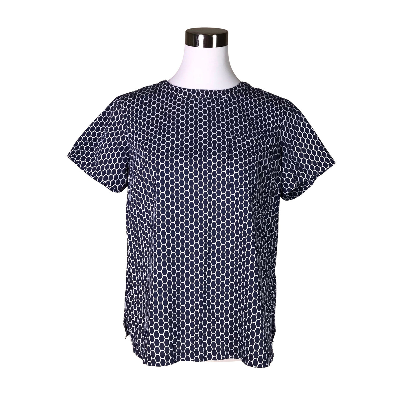Unisex Crocker - Lühikeste käistega pluus, suurus 38 - Sinine (1)