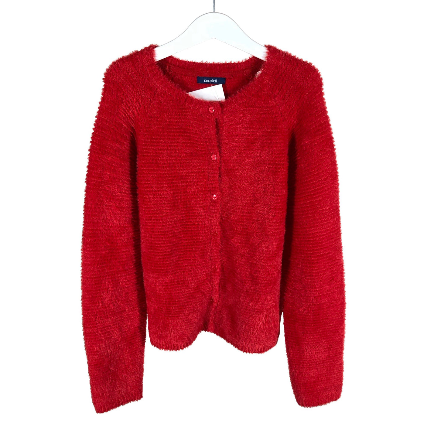Unisex Okaïdi - Kardigan, suurus 146 - 152 - Punane (1)