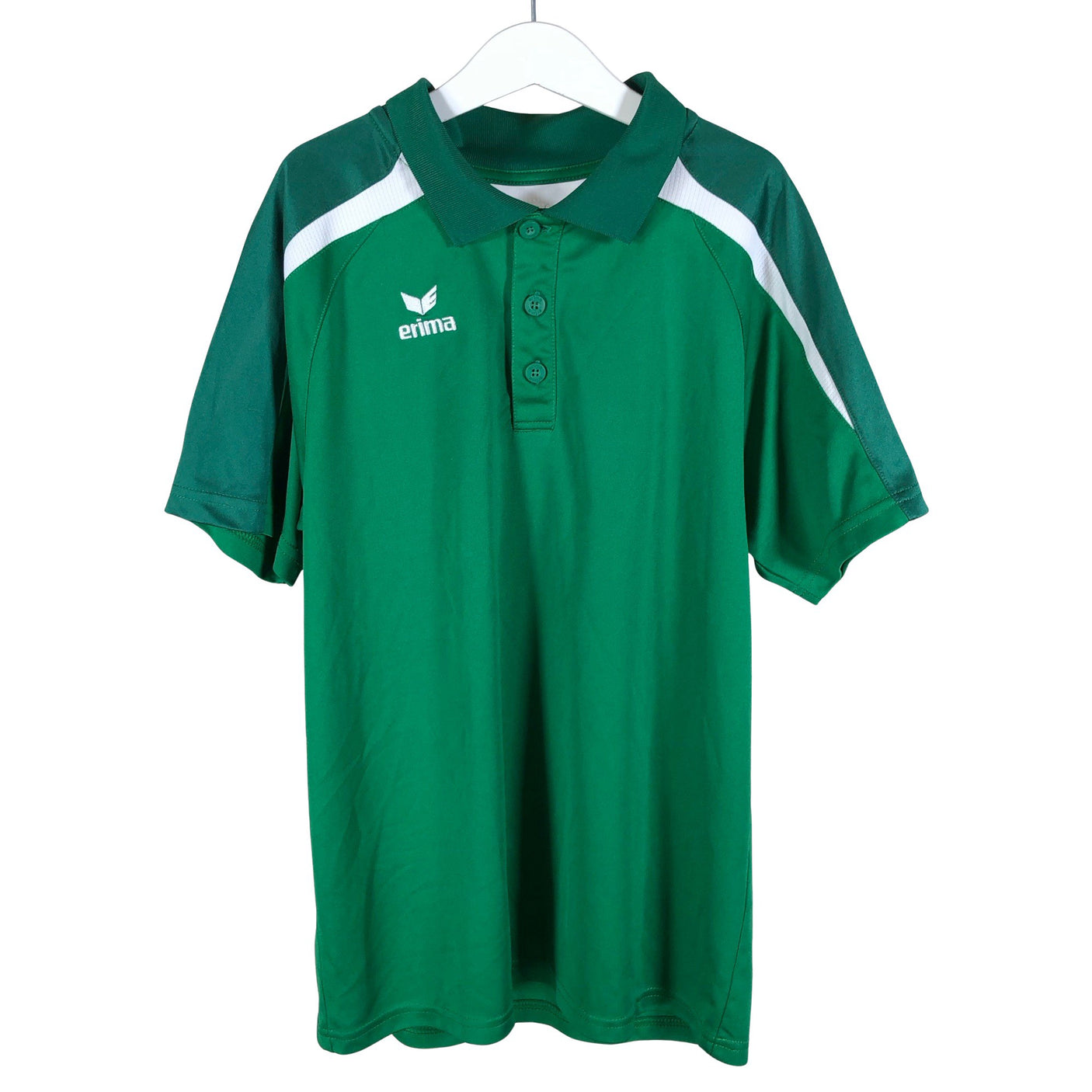 Unisex Erima - Spordisärk, lühikesed käised, suurus 158 - 164 - Roheline (1)