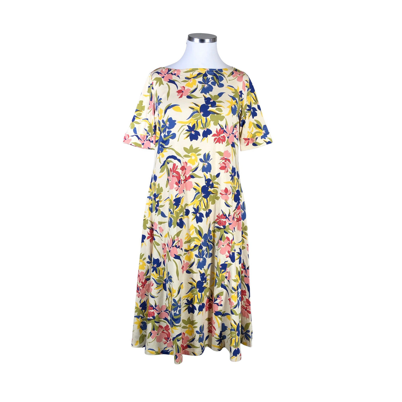 Unisex Lauren Ralph Lauren - Trikotaažist kleit, suurus 42 - Looduslik valge (1)