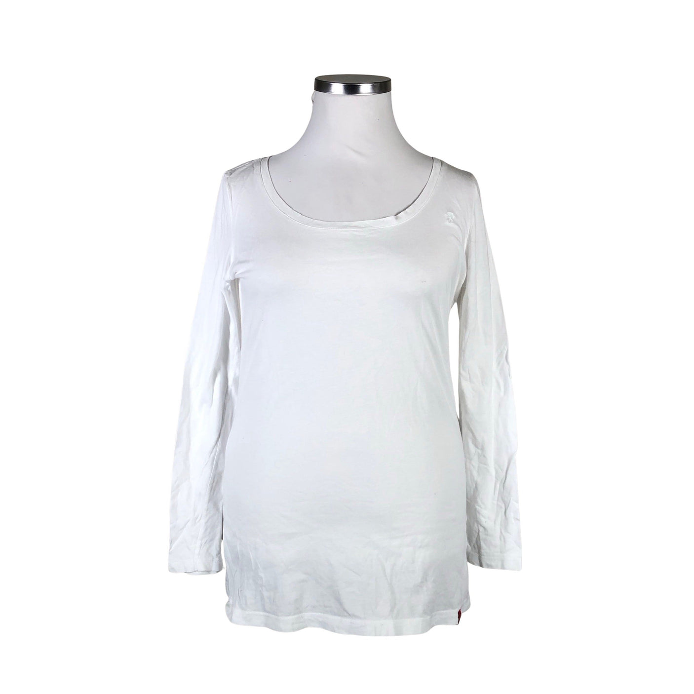 Unisex Esprit - Trikotaažist pluus, suurus 44 - Valge (1)