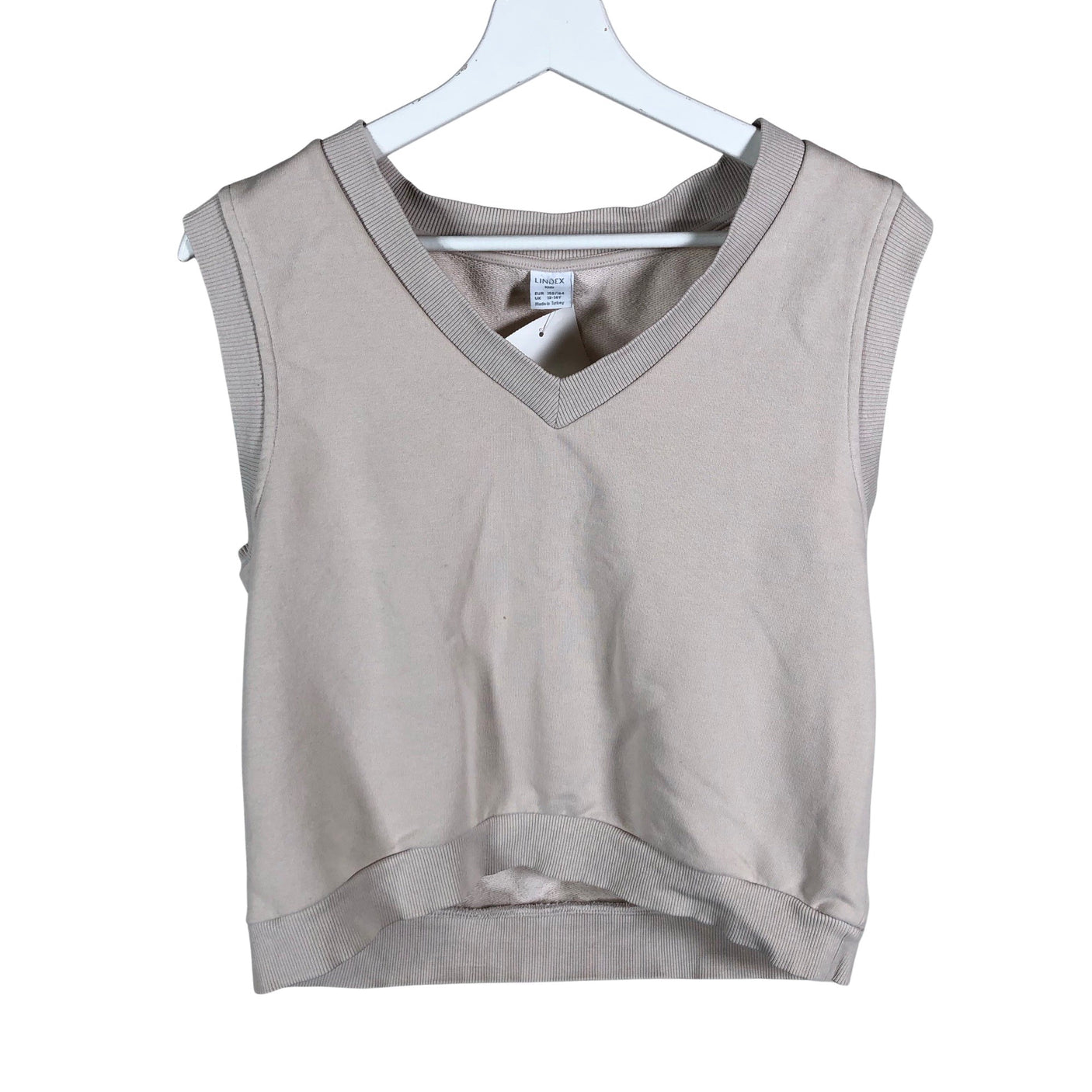 Unisex Lindex - Vest, suurus 158 - 164 - Beige (1)