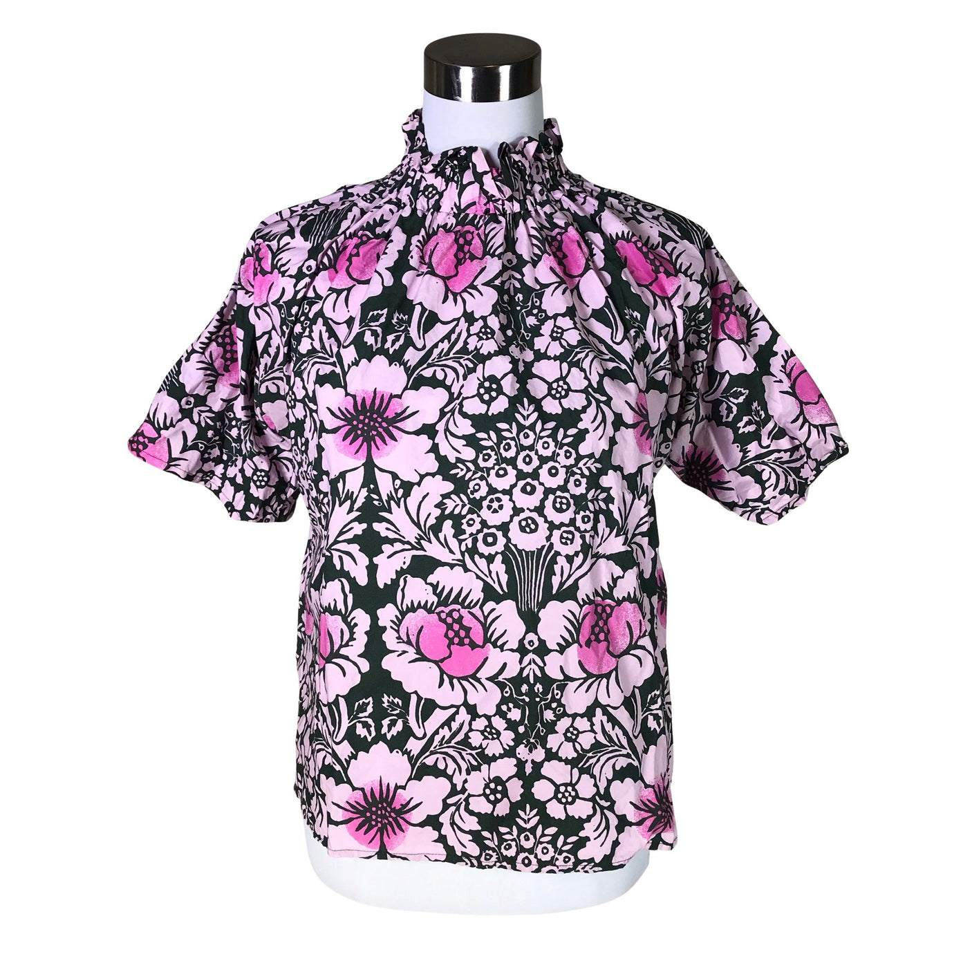 Unisex Marimekko - Lühikeste käistega pluus, suurus 38 - Heleroosa (1)