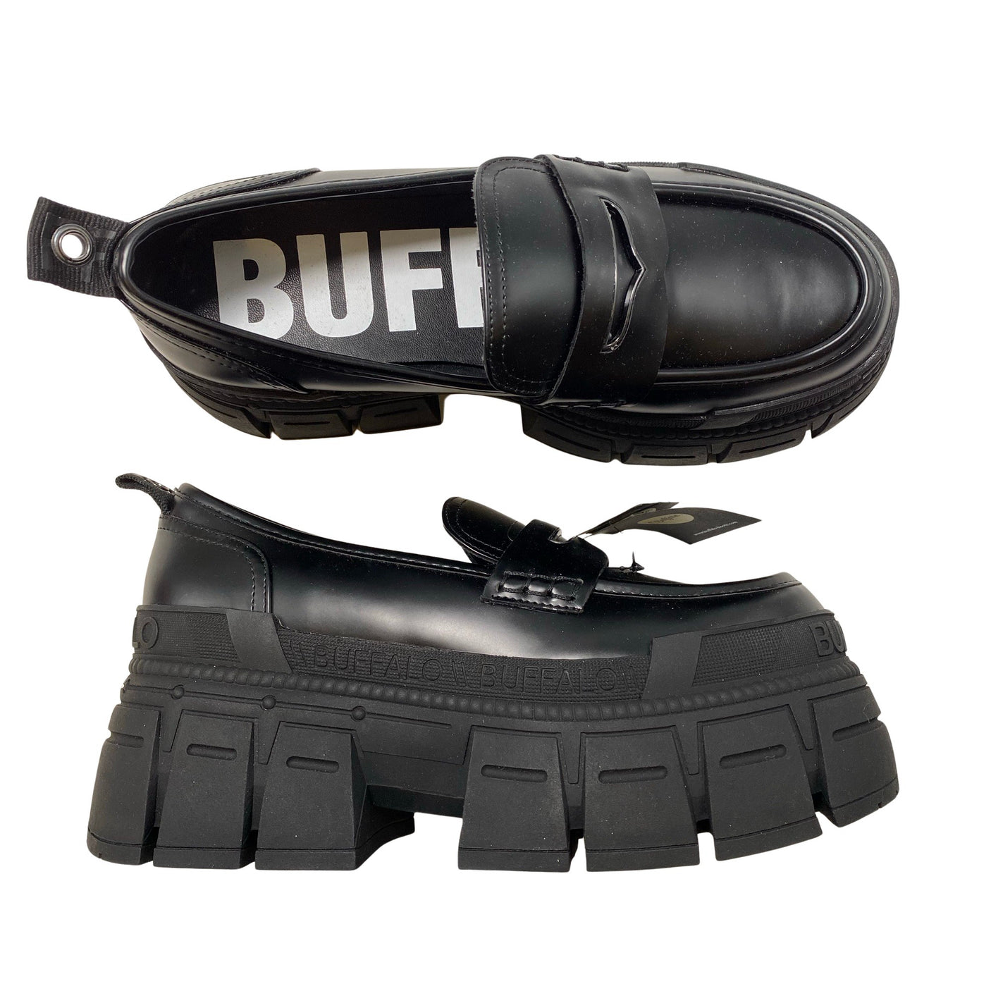 Unisex Buffalo - Mokassiinid, suurus 40 - Must (1)