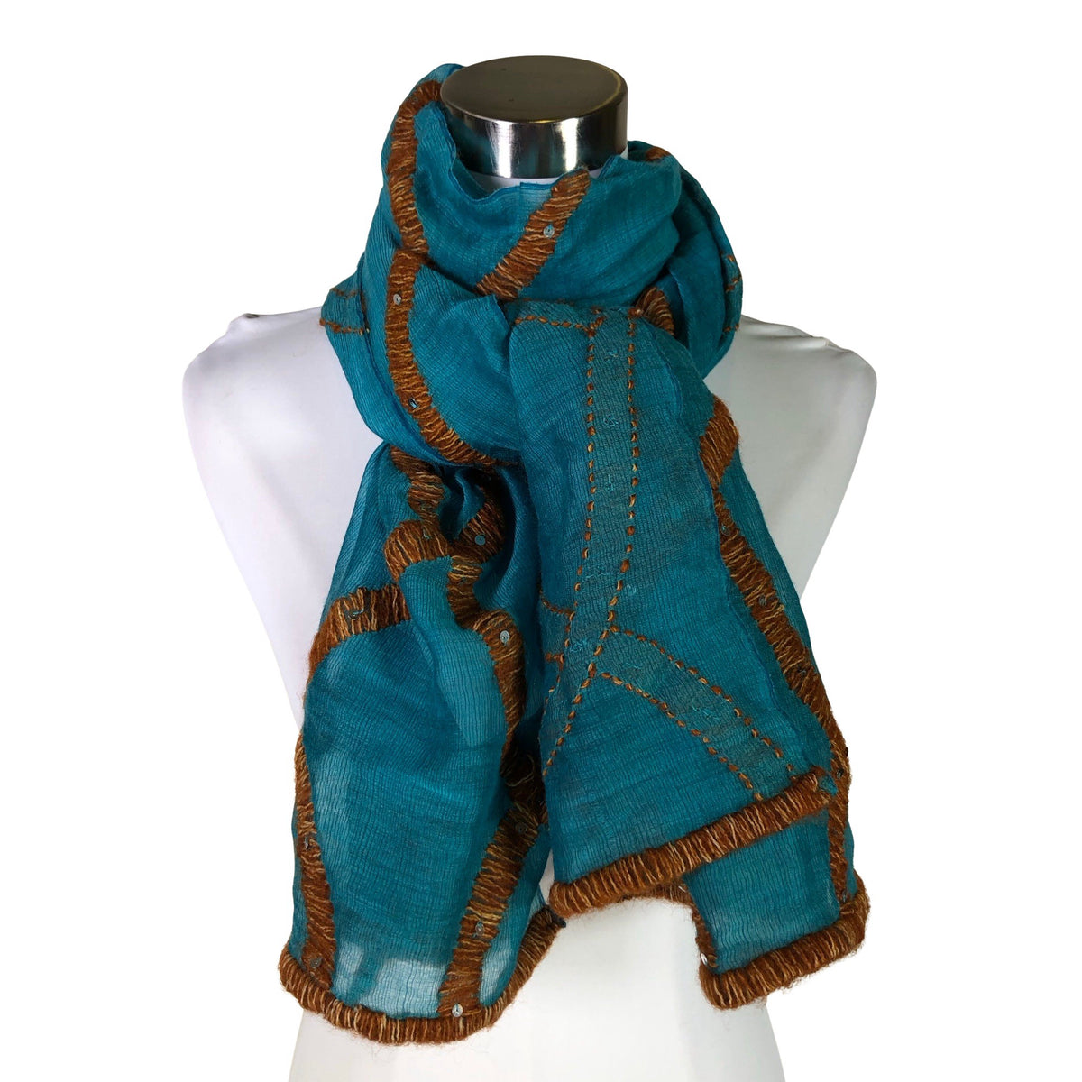 Unisex Ivo Nikkolo - Õhuke sall, suurus Maxi - Sinine (1)