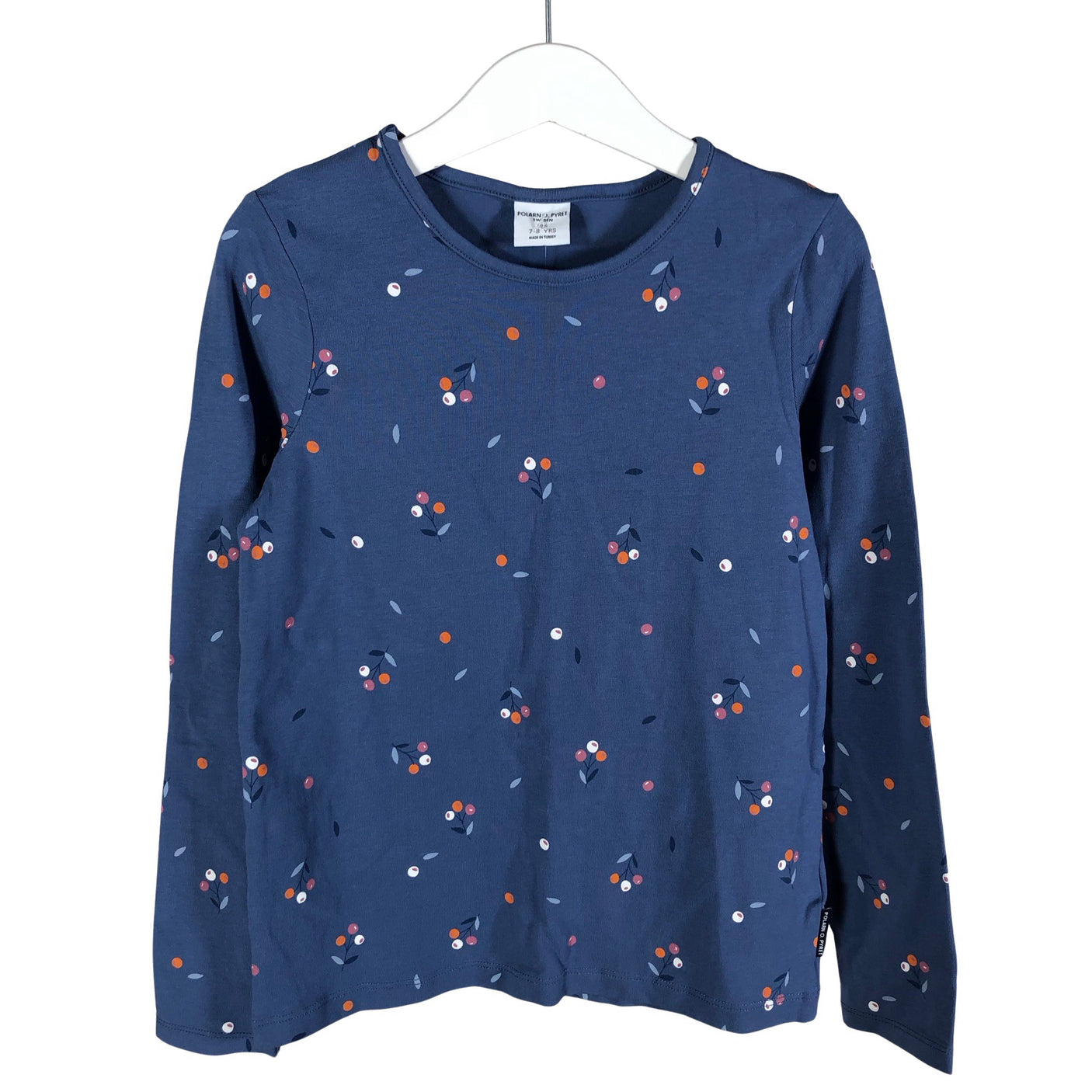 Unisex Polarn O. Pyret - Trikotaažist pluus, suurus 110 - 116 - Sinine (1)
