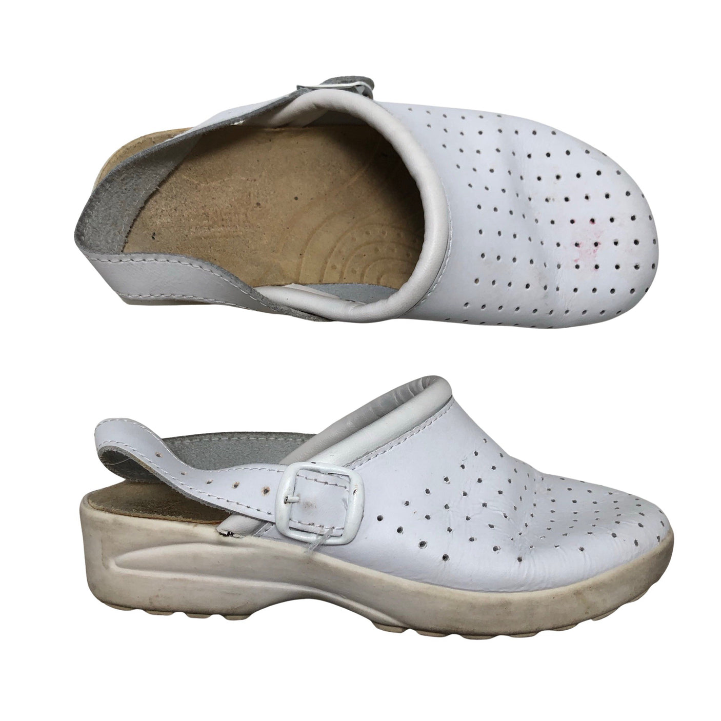 Unisex Goldenfit - Lahtise kannaga jalanõud, suurus 35 - Valge (1)
