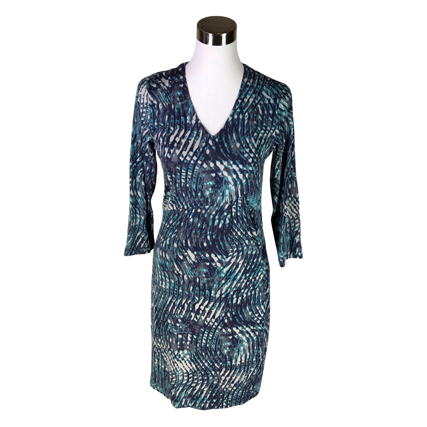 Unisex Sandwich - Trikotaažist kleit, suurus 38 - Sinine (1)