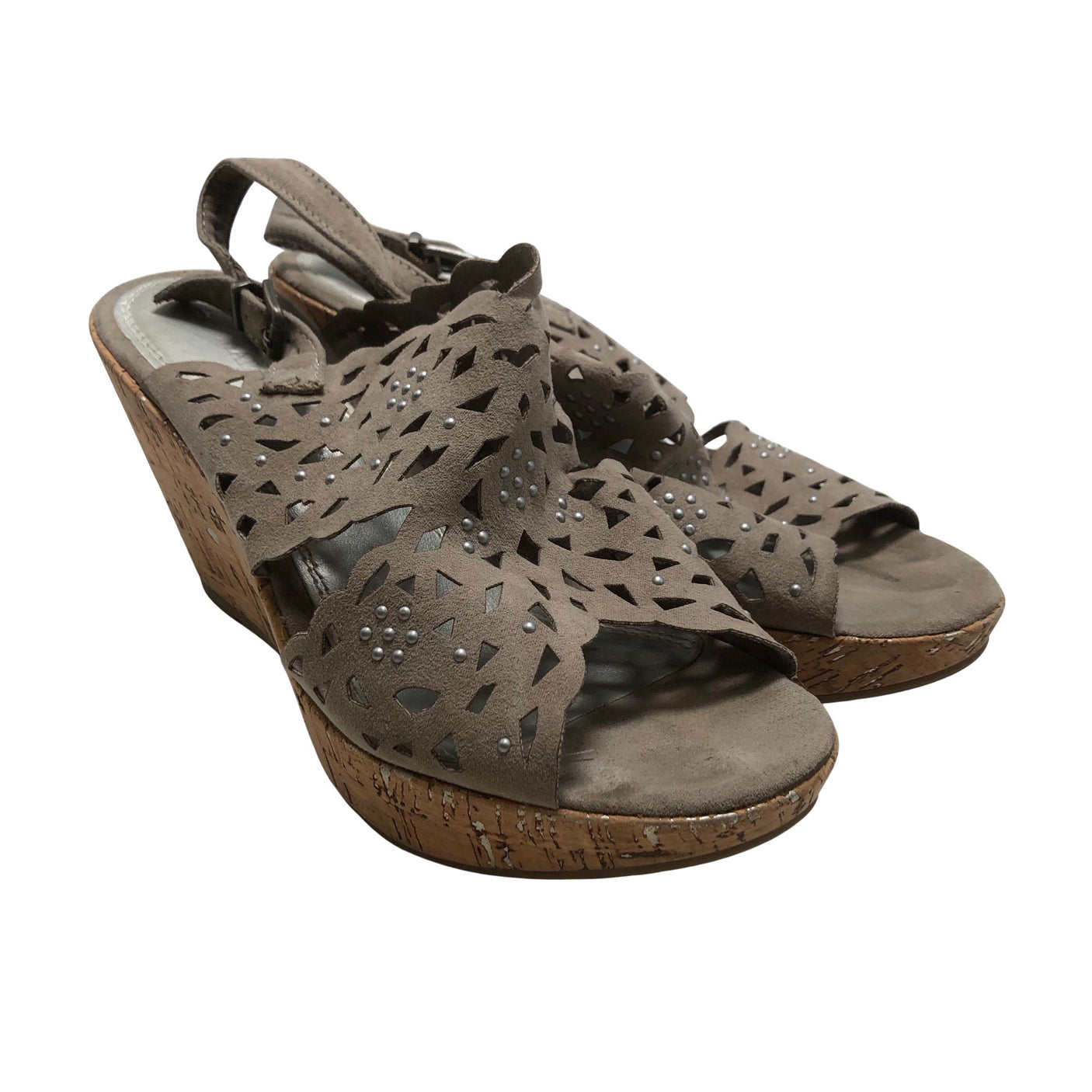 Unisex Marco Tozzi - Kiilkontsaga rihmikud, suurus 38 - Hall (2)