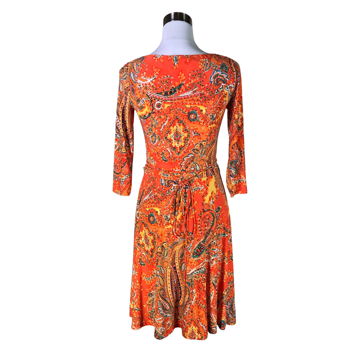Unisex Lauren Ralph Lauren - Trikotaažist kleit, suurus 36 - Oranž (2)