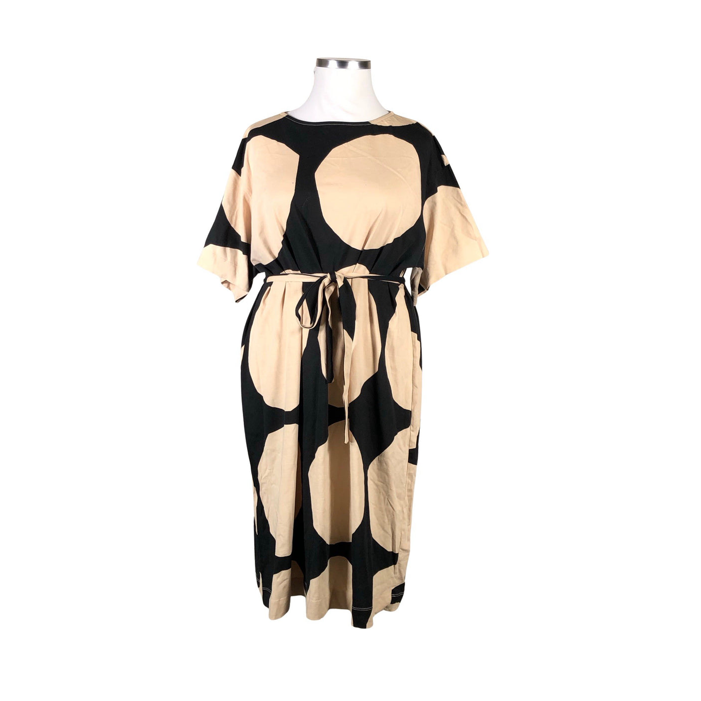 Unisex Marimekko - Trikotaažist kleit, suurus 44 - Beige (1)