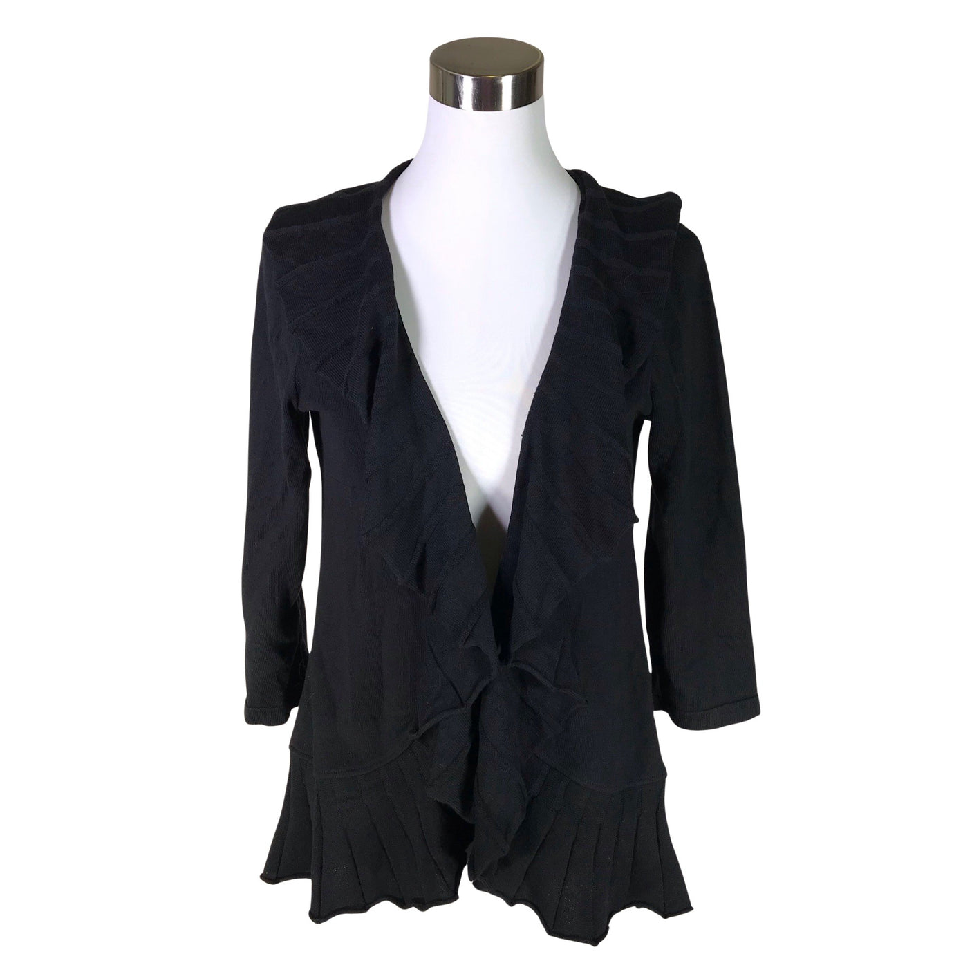 Unisex Anne Linnonmaa - Kardigan, suurus 38 - Must (1)