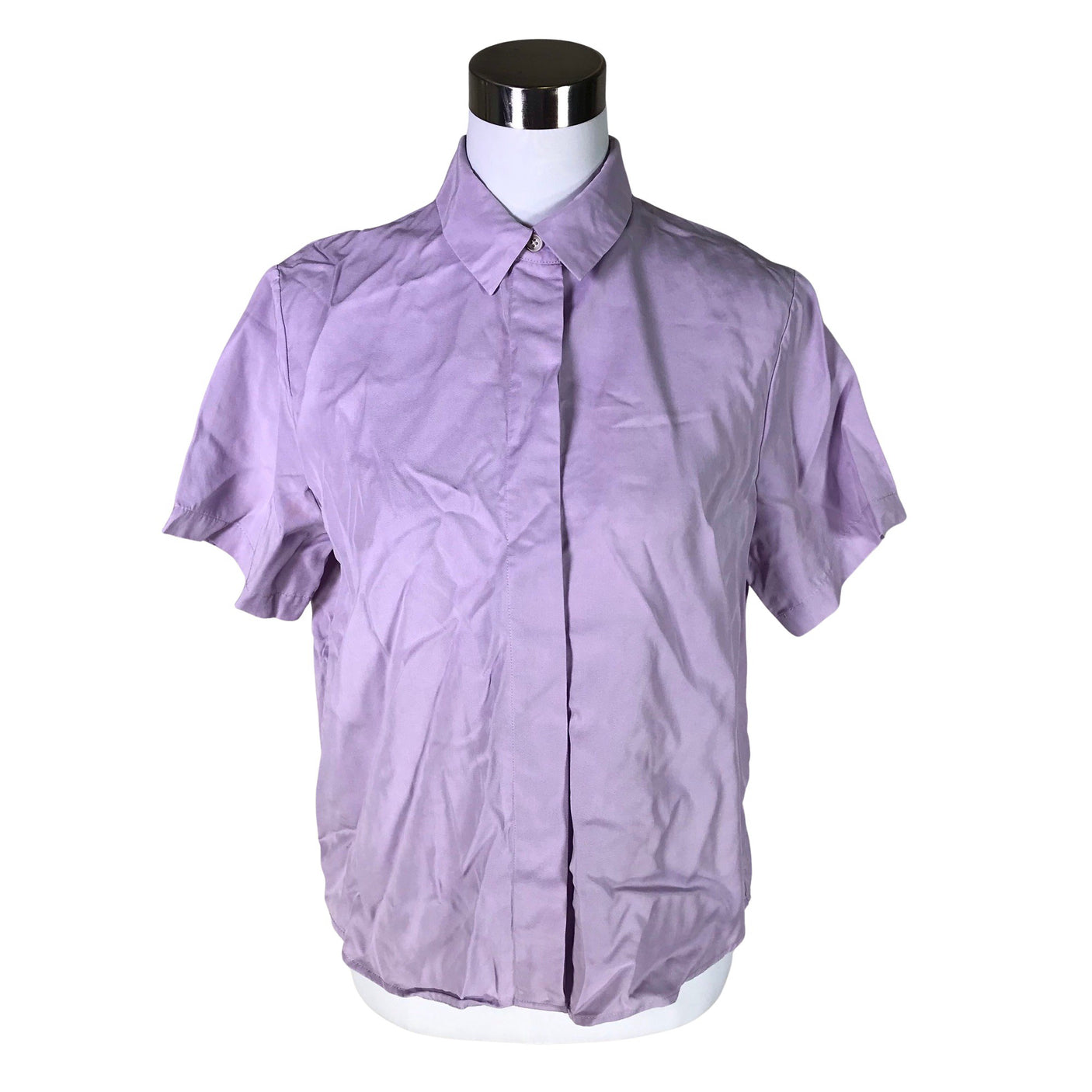 Unisex Samsoe&Samsoe - Lühikeste käistega pluus, suurus 36 - Lilla (1)