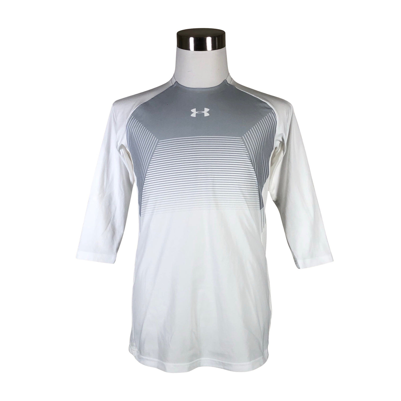 Unisex Under Armour - Spordisärk, pikad käised, suurus M - Valge (1)