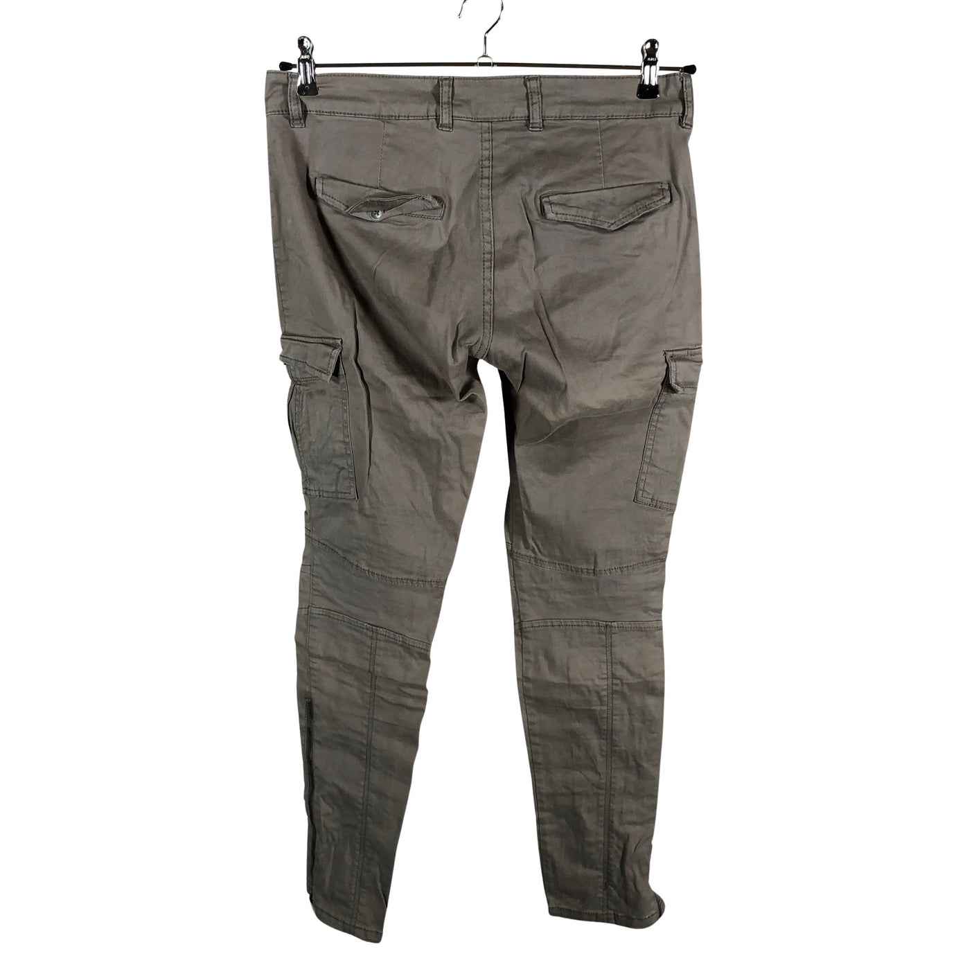 Unisex Lindex - Cargo-püksid, suurus 40 - Hall (2)
