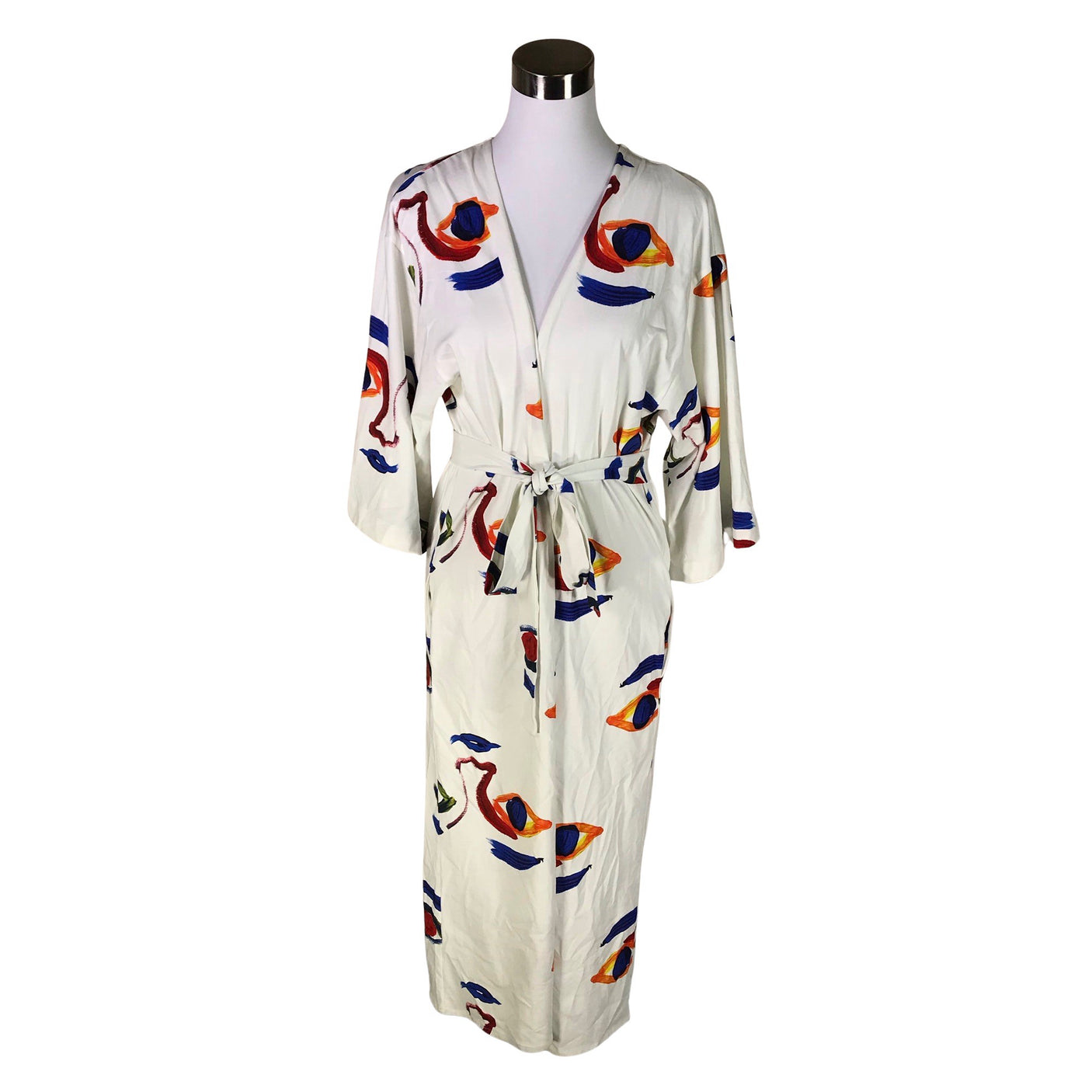 Unisex Vimma - Trikotaažist kleit, suurus 40 - Valge (1)