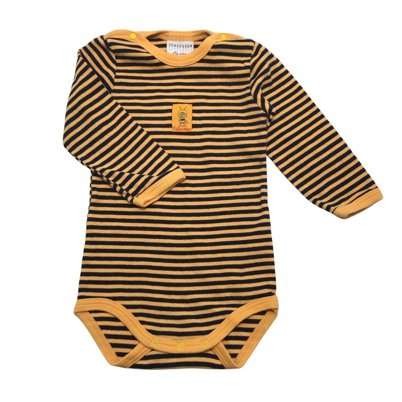Unisex Schiesser - Bodi, suurus 68 - 74 - Kollane (1)